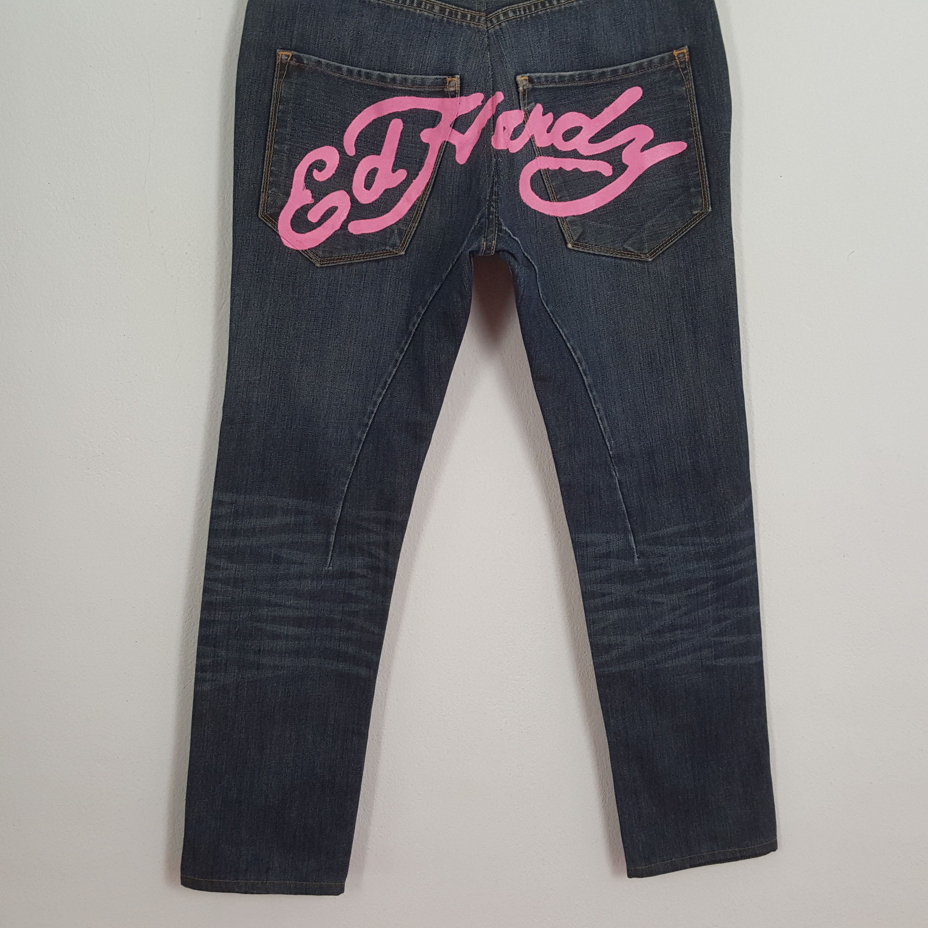 Christian Audigier × Designer × Vintage CHRISTIAN AUDIGIER Denim Fashion Designer Custom Art Jeans Size US 30 / EU 46 - 3 Thumbnail