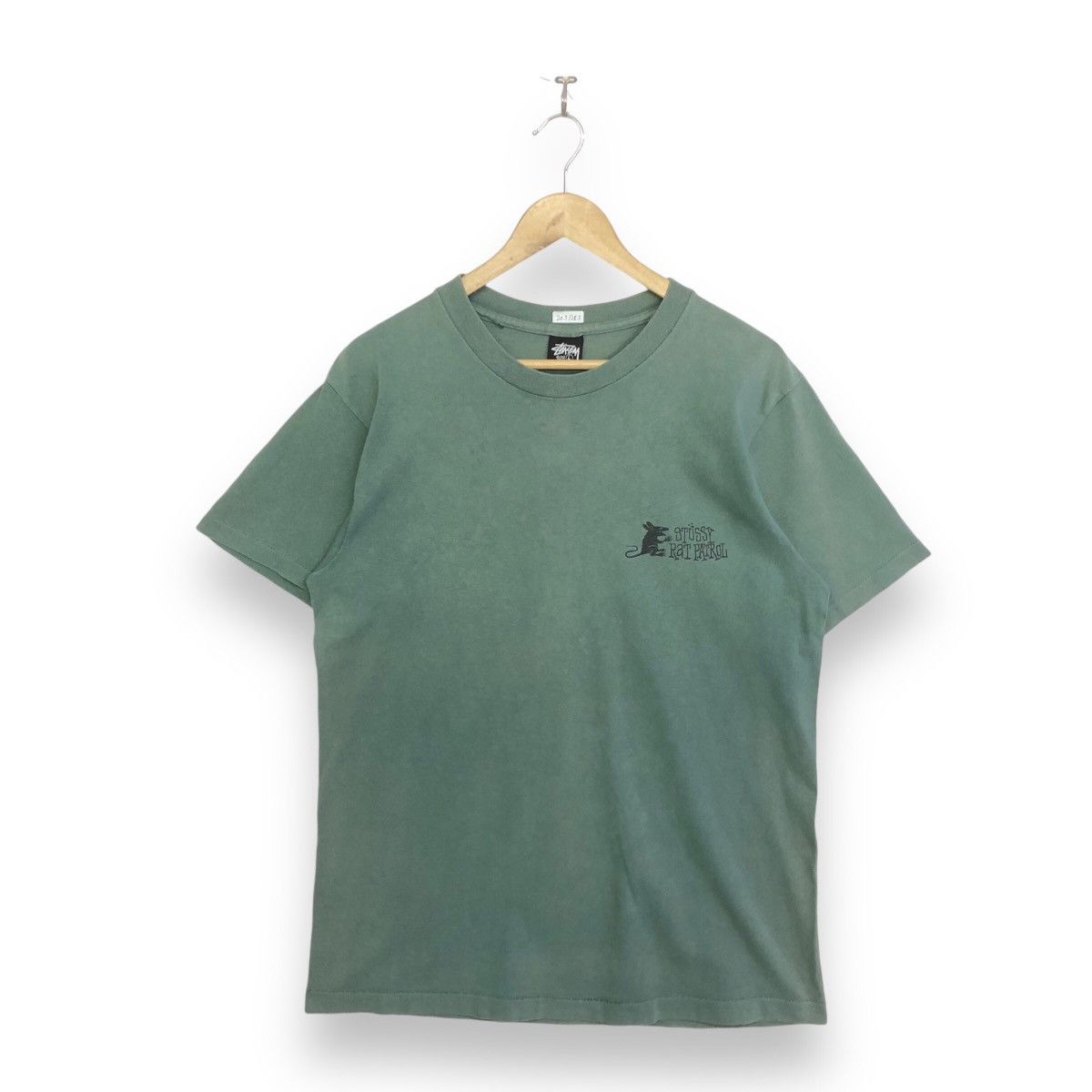 Stussy × Vintage Vintage 80 Stussy Rat Patrol Backhitt Tshirt Size US L / EU 52-54 / 3 - 2 Thumbnail