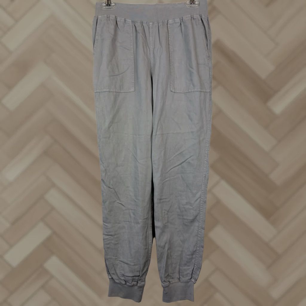 Faherty Faherty Pants Womens Small Gray Linen Tencel Blend Jogger Casual Small Gray Linen Tencel Blend Jogger Womens Size 28" / US 6 / IT 42 - 1 Thumbnail