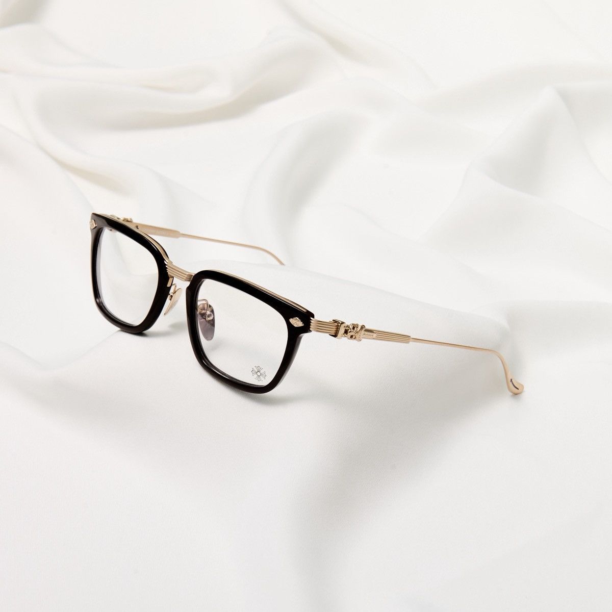 Chrome Hearts CHROME HEARTS OVERPOKED CLASSIC BROWN/ MATTE GOLD PLATED ...