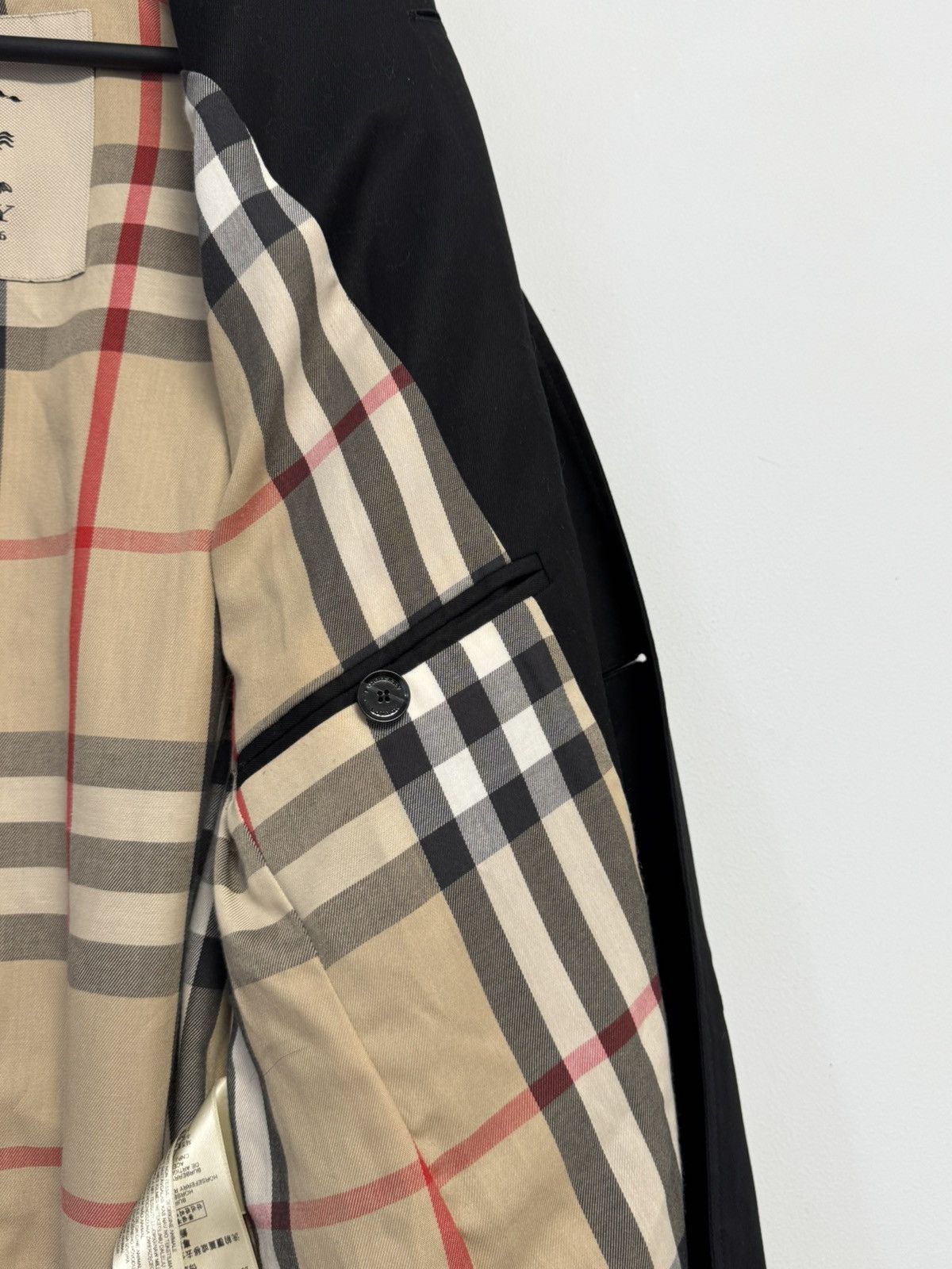 Burberry Burberry Trench Coat Luxury Monogram Black Nova Check Size US L / EU 52-54 / 3 - 14 Thumbnail