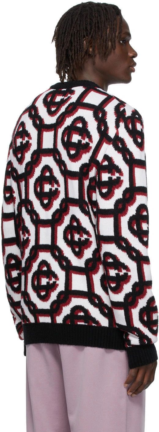 Casablanca 3D Monogram Logo Wool Sweater Size XS / US 0-2 / IT 36-38 - 3 Thumbnail