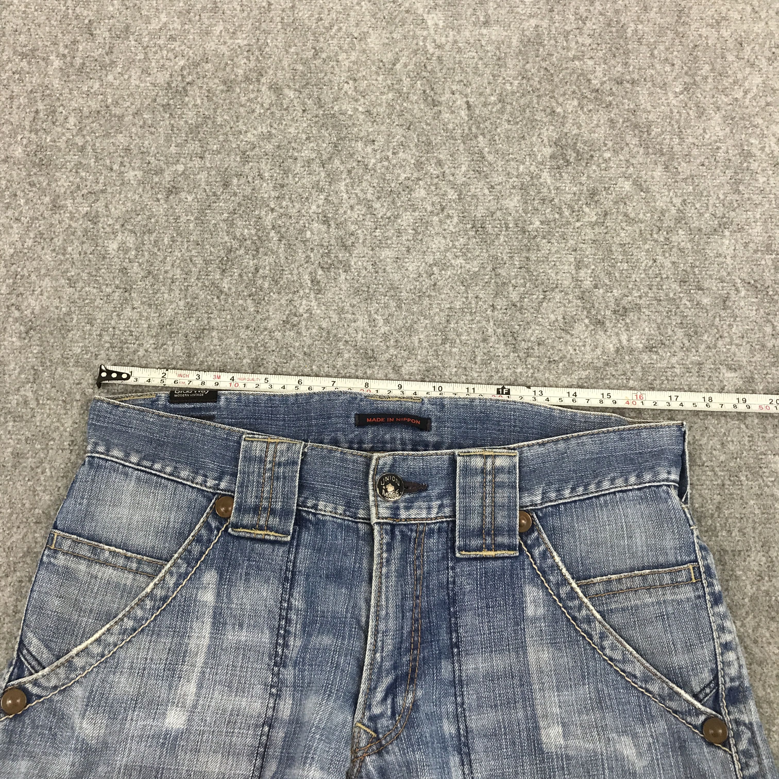 If Six Was Nine × Japanese Brand × Le Grande Bleu (L.G.B.) FLARED BLUE WAY MODERN BOOTCUT DENIM JEANS Size US 32 / EU 48 - 9 Thumbnail