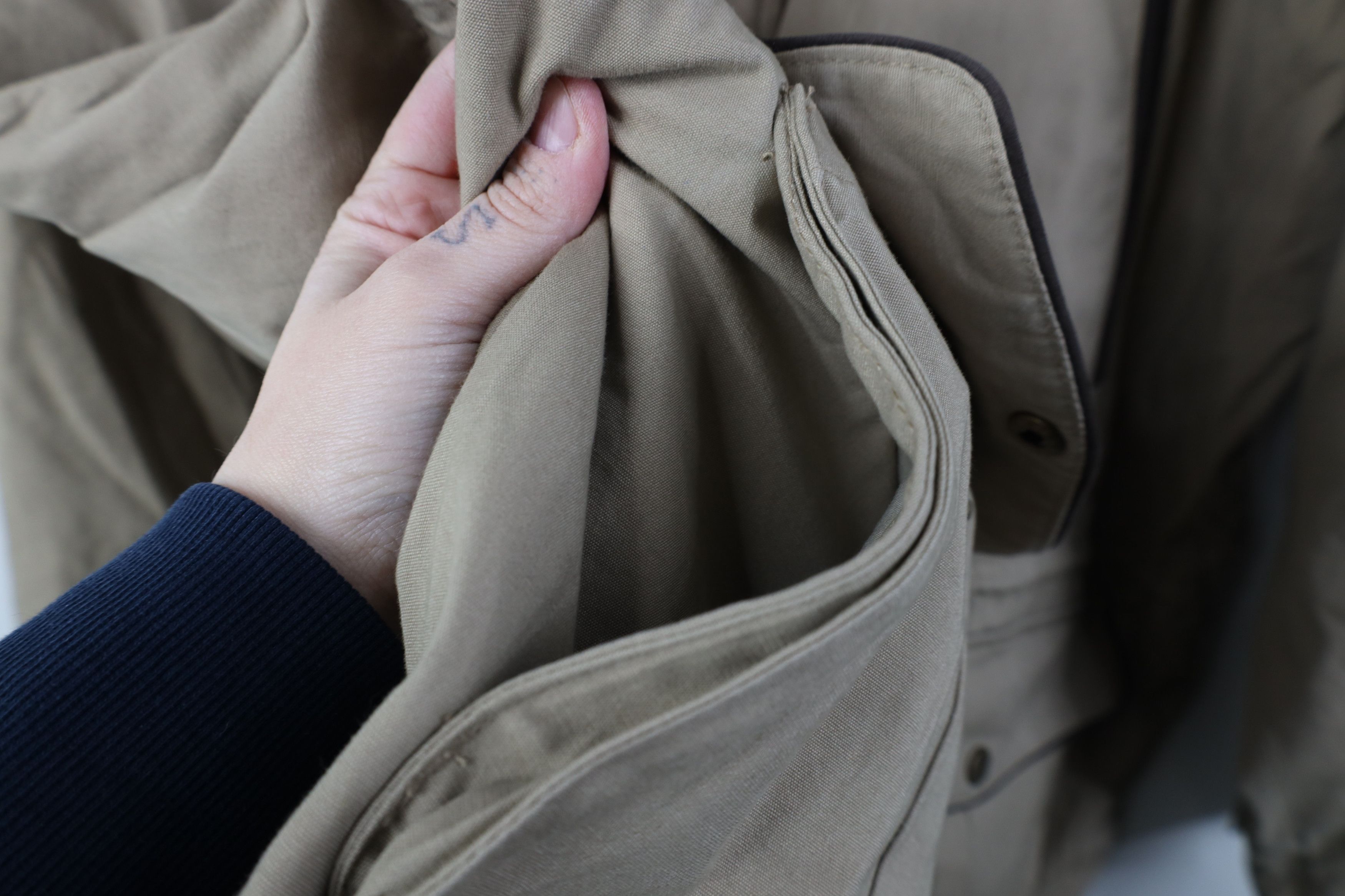 Vintage Vintage 90s Y2K Streetwear Leather Trim Parka Barn Jacket Size US XXL / EU 58 / 5 - 8 Thumbnail