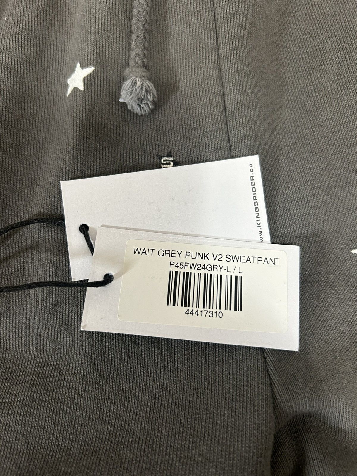 Sp5der Sp5der Punk V2 Sweatpant Slate Grey Size US 32 / EU 48 - 4 Thumbnail