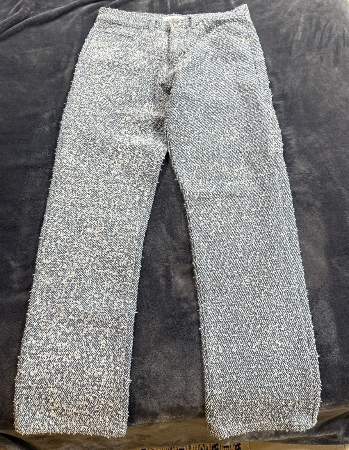 Maniere De Vior Boucle Pleated Jeans Size US 30 / EU 46 - 2 Thumbnail