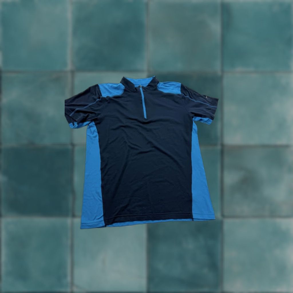 Mountain Hardwear Mountain Hardwear Shirt Mens Medium Blue Black Athletic Outdoor Short Sleeve Top Size US M / EU 48-50 / 2 - 1 Thumbnail