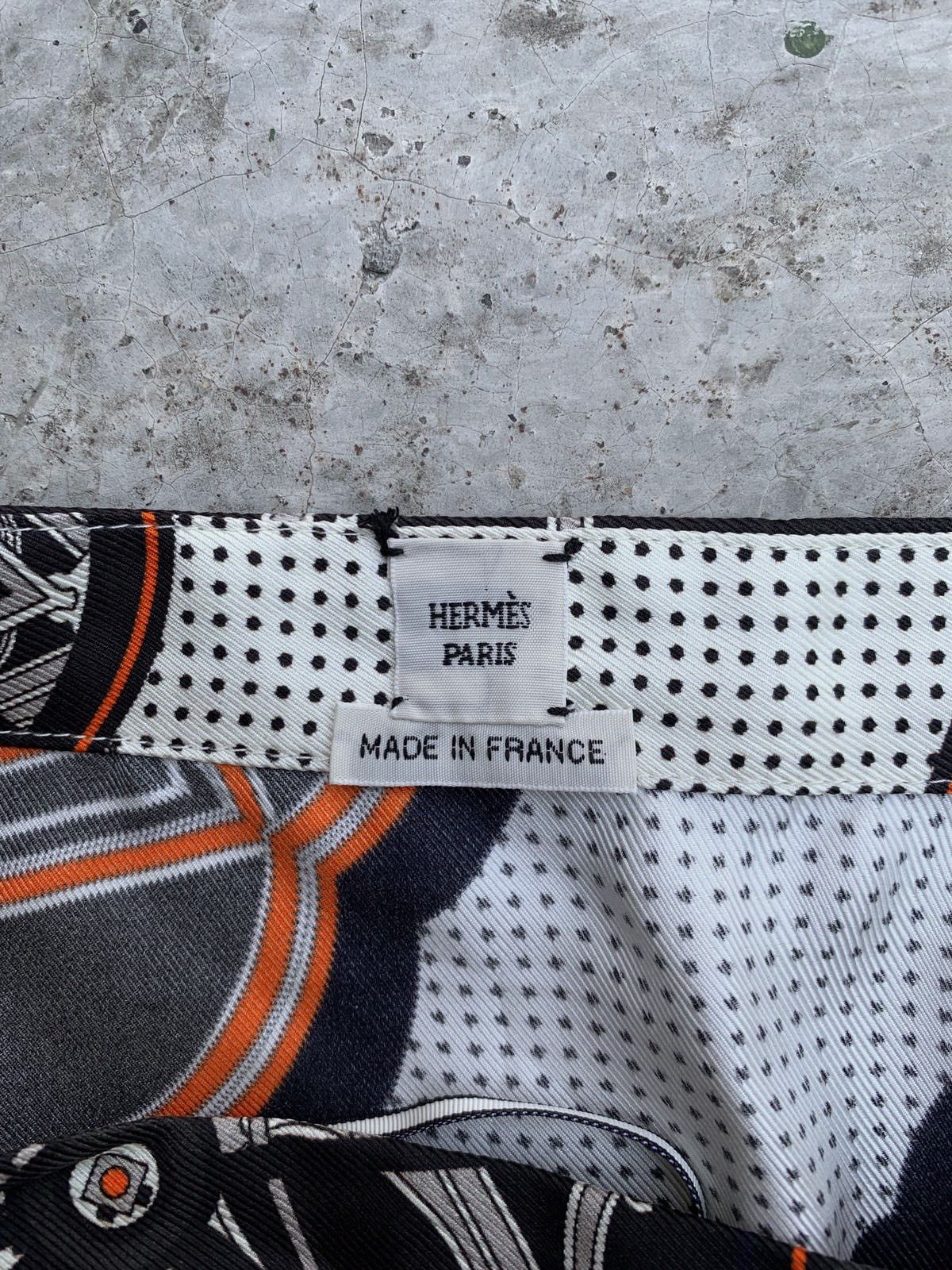 Hermes Silk Printed Skirt Size 28" / US 6 / IT 42 - 9 Thumbnail