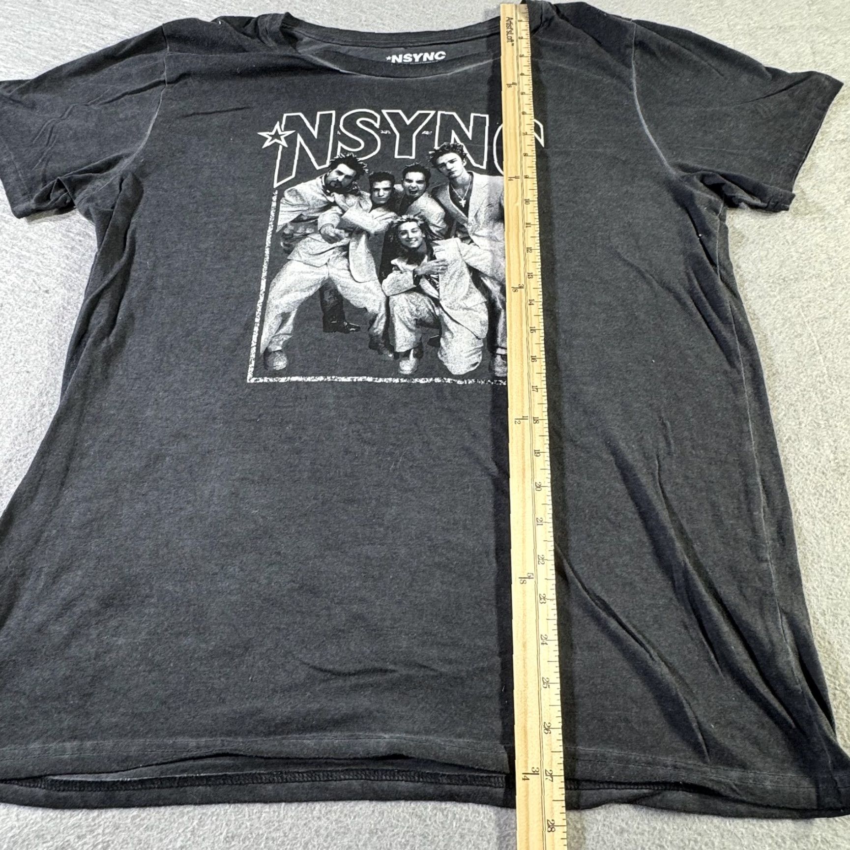 Vintage NSYNC Shirt Mens 2XL Black Graphic Band Tee 2018 Boy Band Concert Tour Music Size US XXL / EU 58 / 5 - 6 Thumbnail