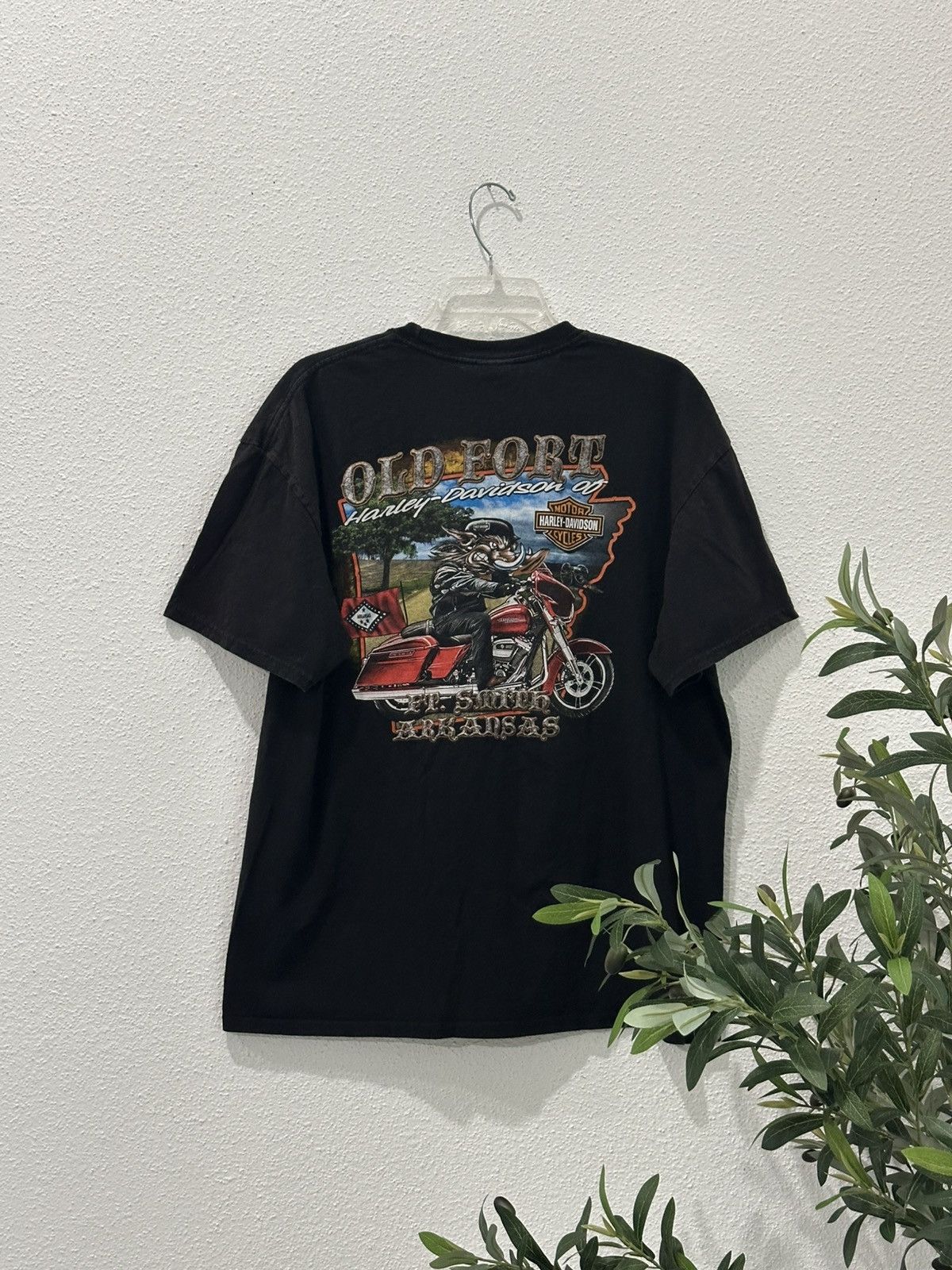 Harley Davidson Vintage Harley Davidson Old Fort Smith Arkansas Engine XL Size US XL / EU 56 / 4 - 1 Thumbnail