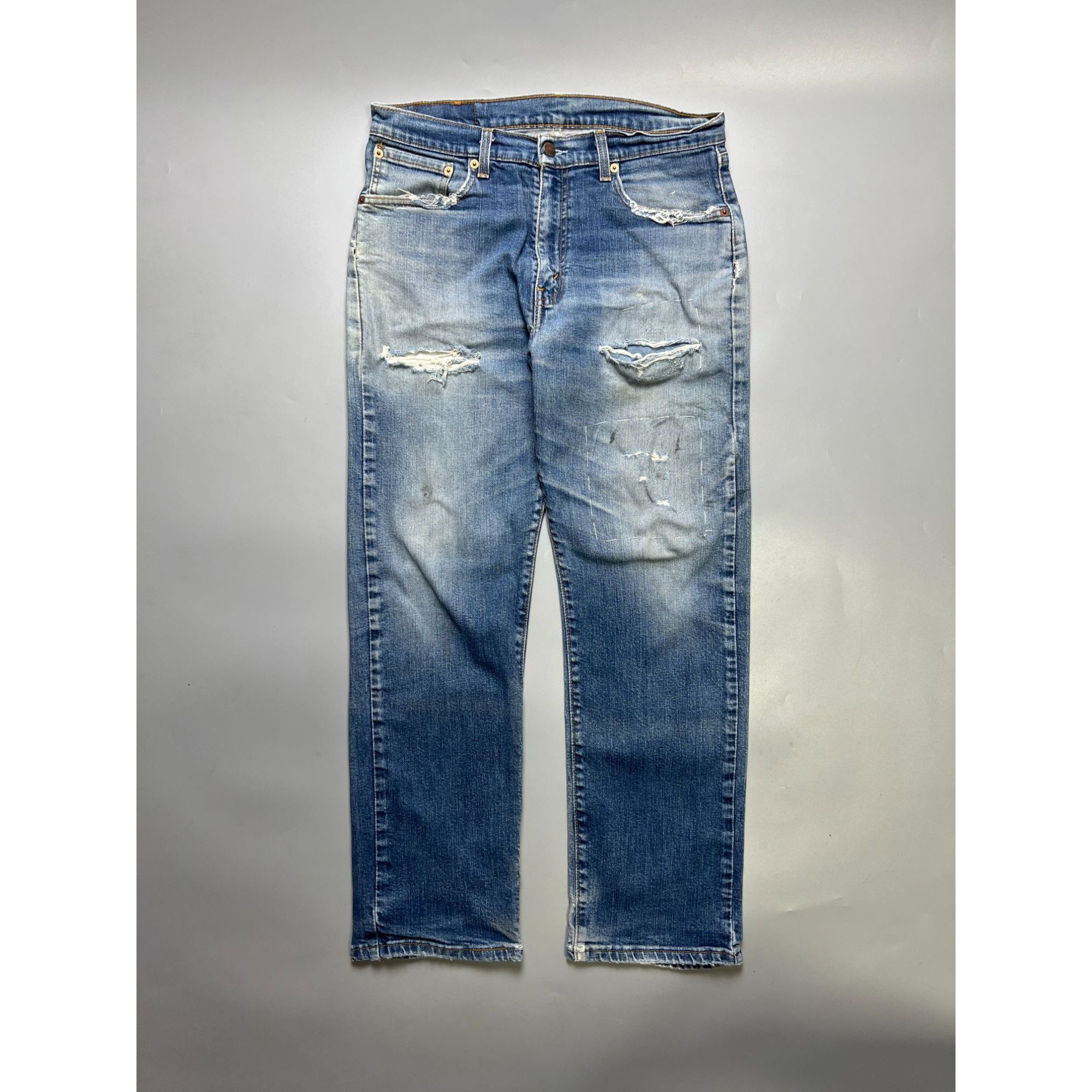 Levi's Levi’s 751 Distressed Denim Jeans Pants (Y1054) Size US 34 / EU 50 - 1 Thumbnail