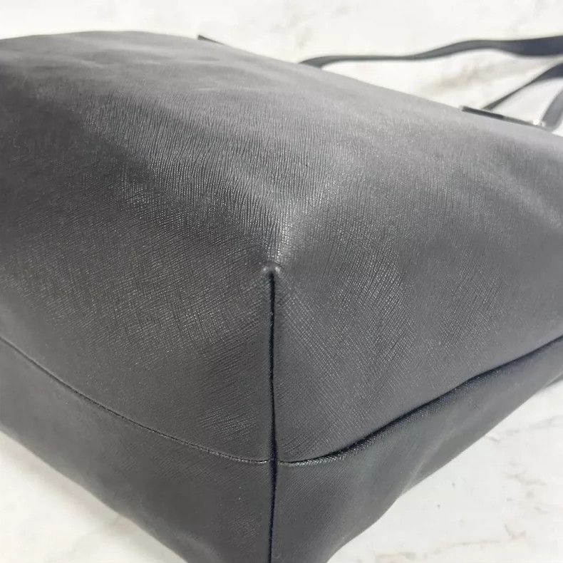 Vivienne Westwood Vivienne Westwood size os Black leather Saturn tote bag Size ONE SIZE - 9 Thumbnail