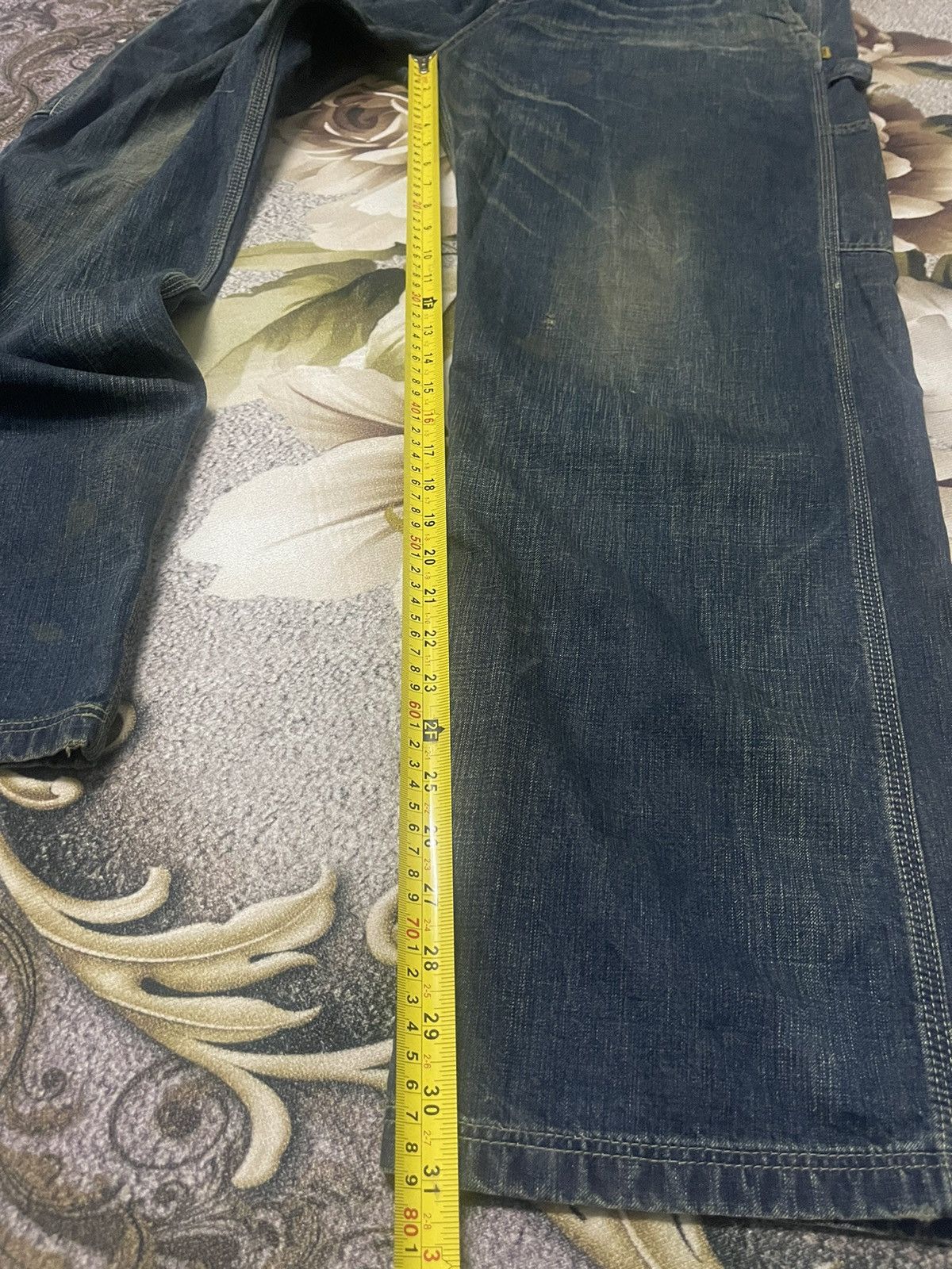Japanese Brand Vintage Neighborhood Carpenter Baggy Jeans Size US 36 / EU 52 - 19 Thumbnail