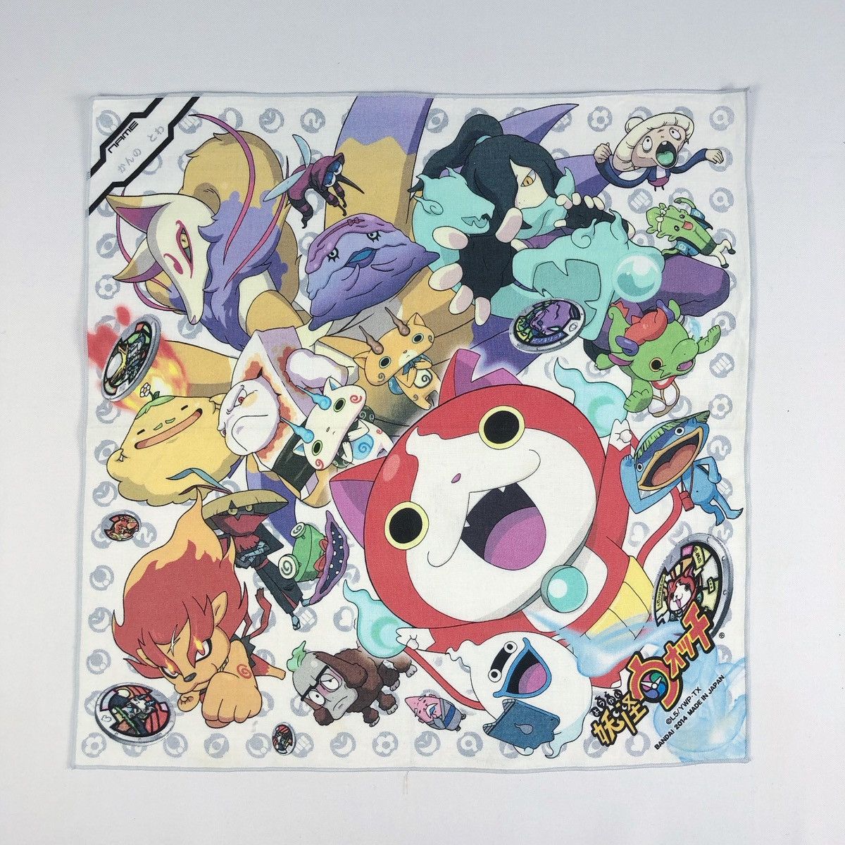 image of Anima x Nintendo Bandai Yokai Watch Handkerchief Bandana, Men's