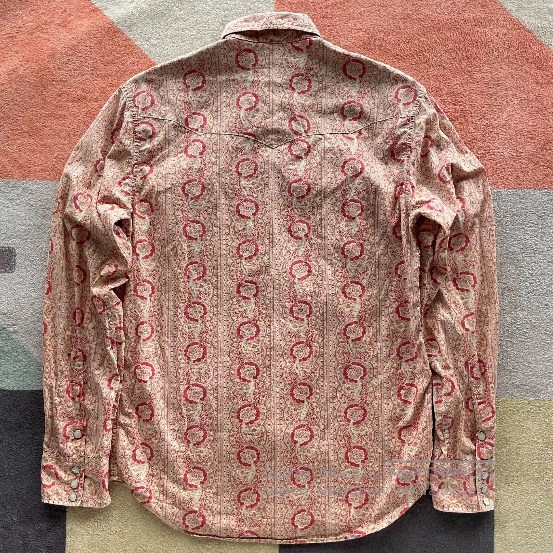 RRL Ralph Lauren RRL Ralph Lauren Printed Western Shirt. Size US S / EU 44-46 / 1 - 6 Thumbnail
