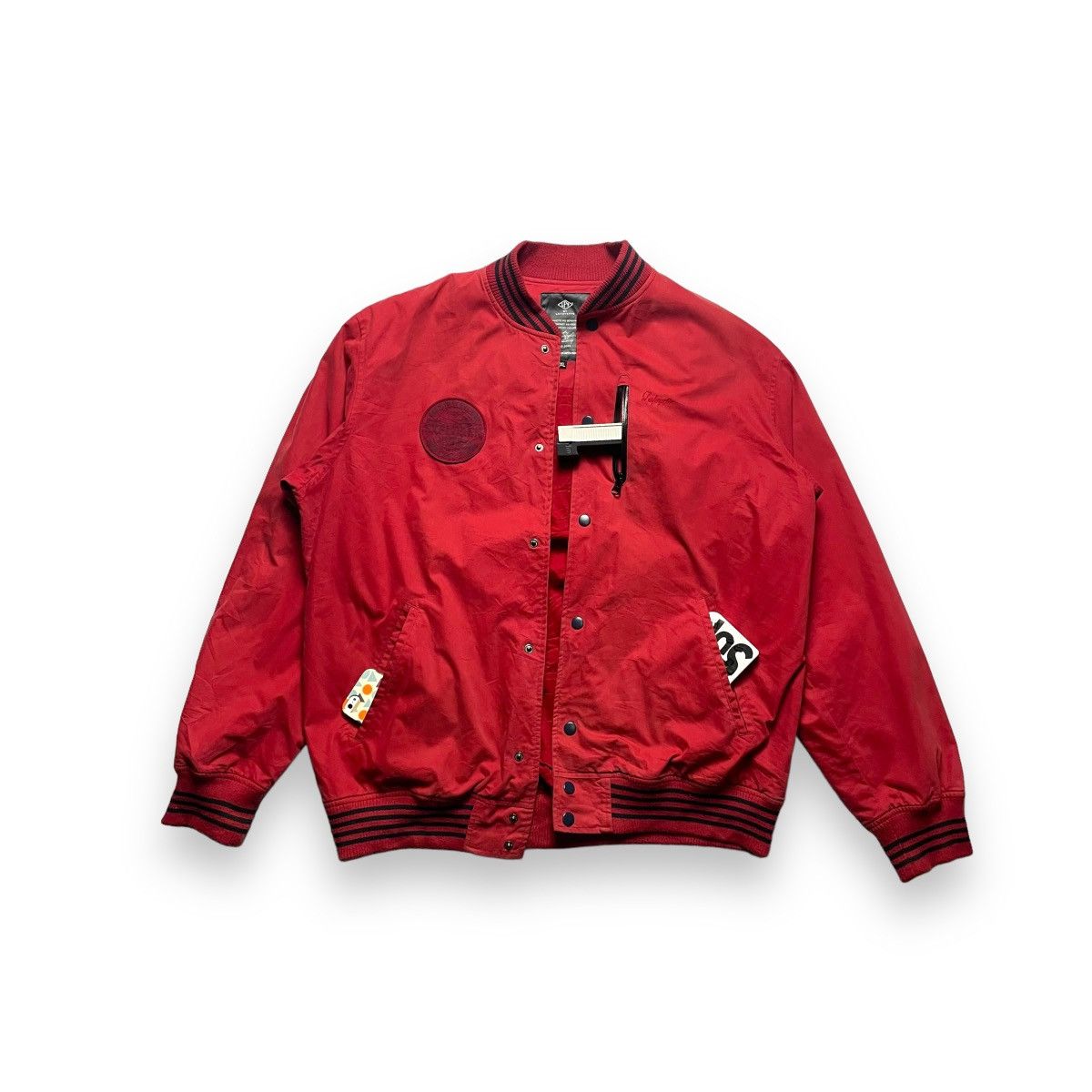 Lafayette 148 LAFAYETTE EMBROIDERED SPELL OUT VARSITY JACKET Size US XL / EU 56 / 4 - 1 Thumbnail