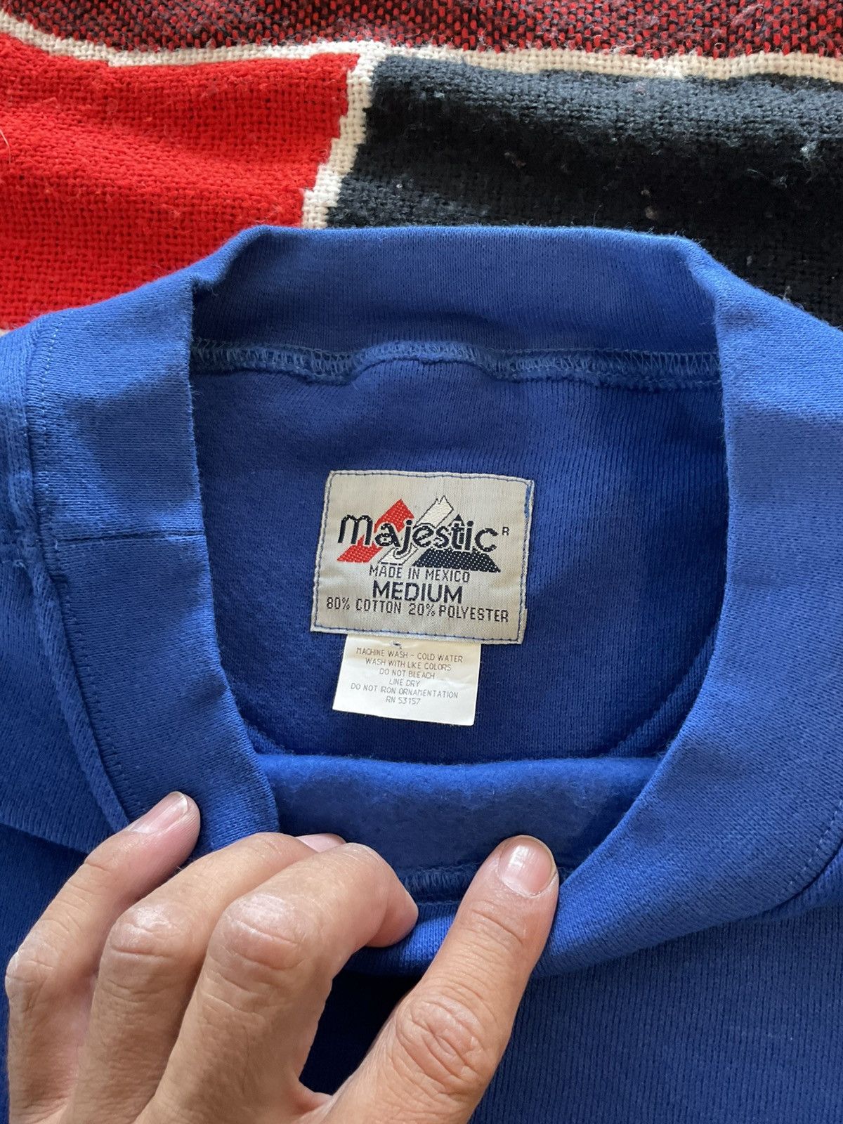 Majestic Vintage Los Angeles Dodgers medium crewneck sweater nwt Size US M / EU 48-50 / 2 - 3 Thumbnail