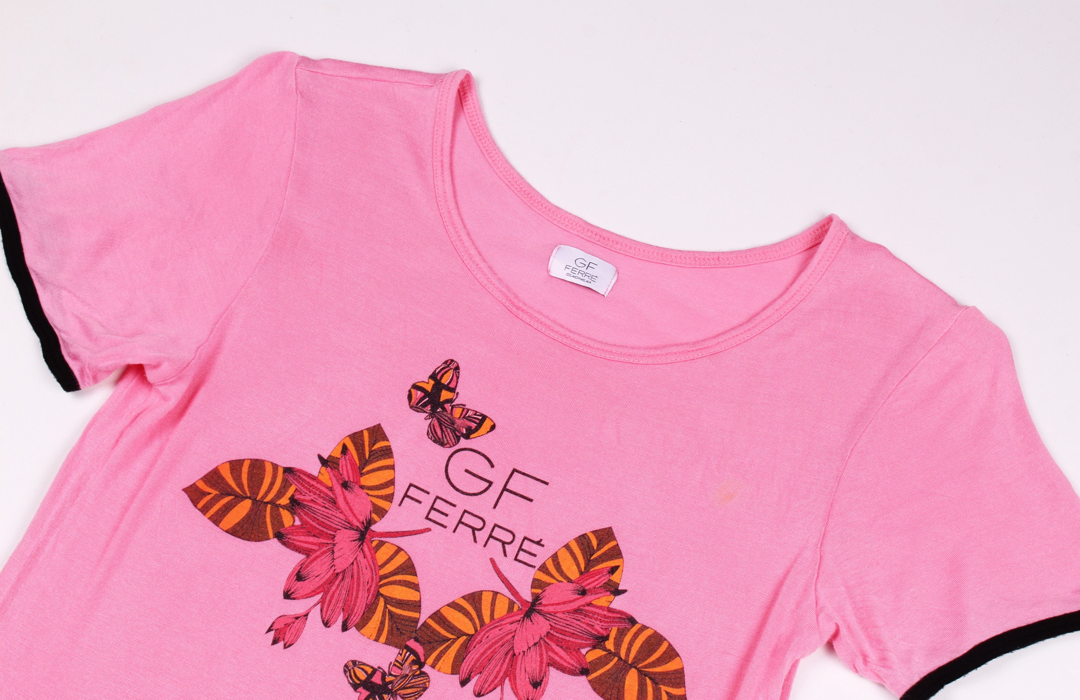 Gianfranco Ferre × Vintage Gianfranco Ferre Beachwear Vintage Y2K Butterfly Print Top Size M / US 6-8 / IT 42-44 - 4 Thumbnail