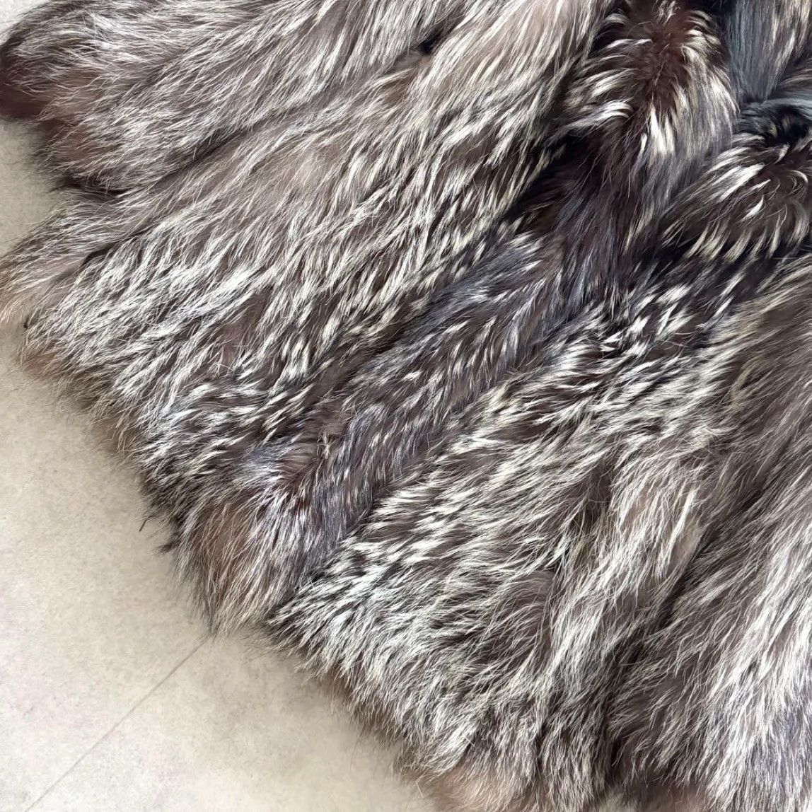 Vintage VINTAGE SAGA FOX ROYAL Gold Label Real Fur Coat Jacket Coat Womens L fur Brown 90s 11 US Womens Size L / US 10 / IT 46 - 4 Thumbnail