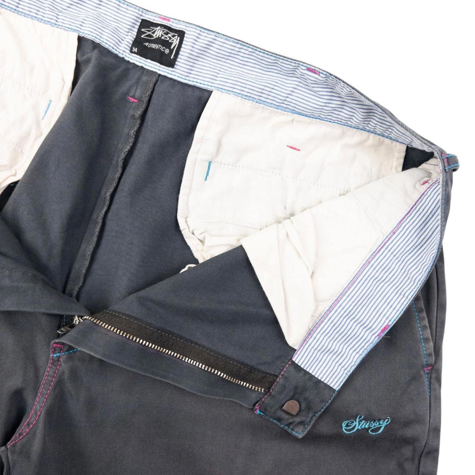 Stussy Vintage Stussy Embroidered Trousers Size W35 Size US 34 / EU 50 - 5 Thumbnail