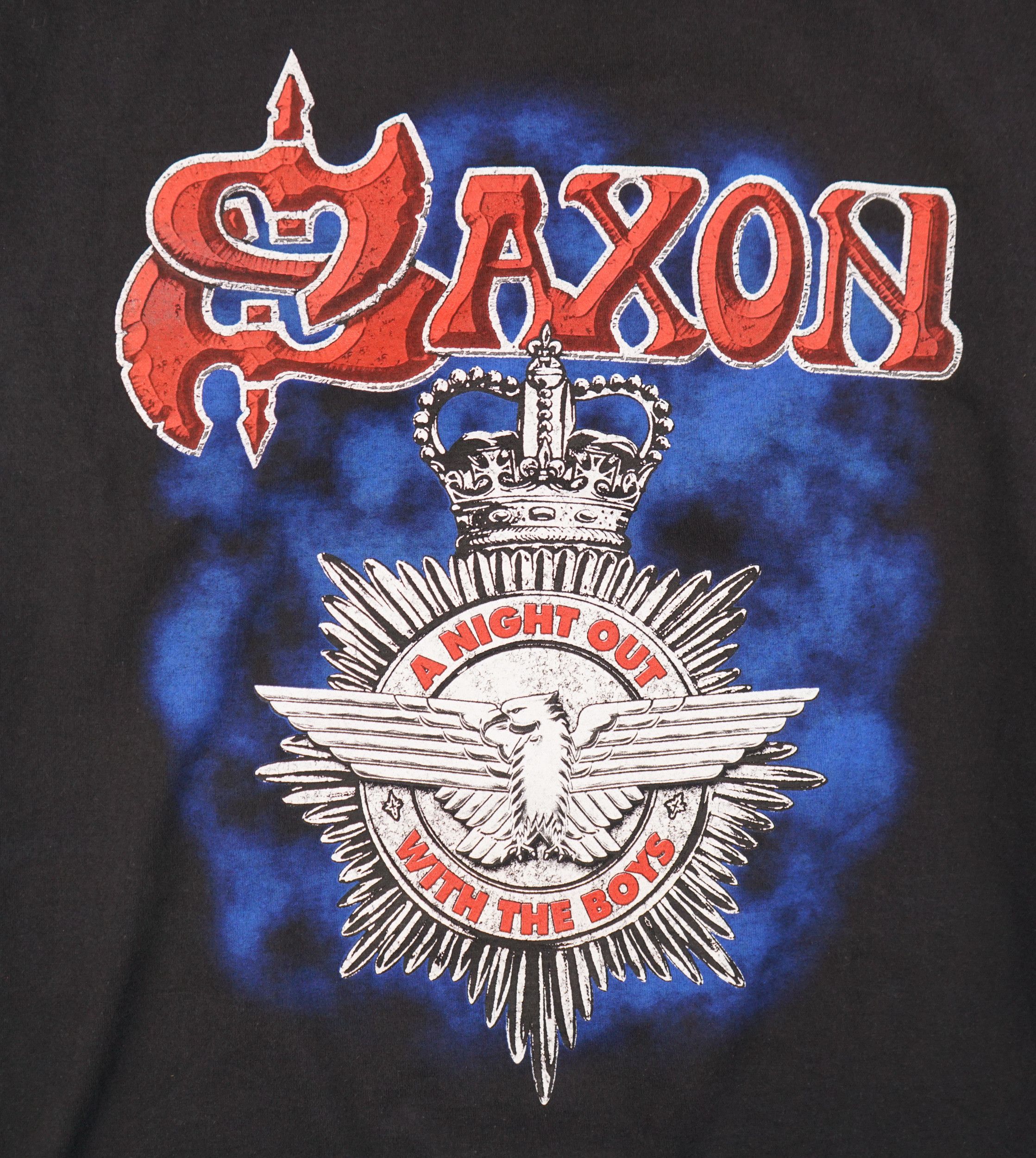 Band Tees × Vintage Vintage 2006 Saxon Band Tour T-Shirt Size US M / EU 48-50 / 2 - 2 Thumbnail
