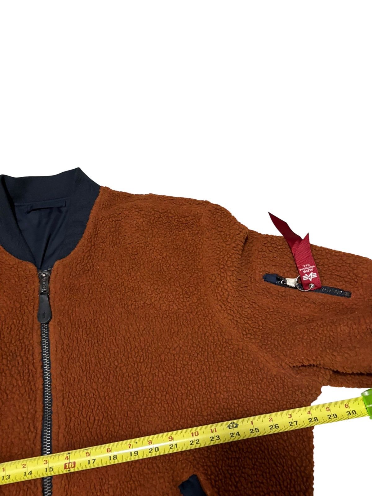 Alpha Industries Vintage Alpha Industries Reversible Sherpa MA-1 Bomber Size US M / EU 48-50 / 2 - 16 Thumbnail