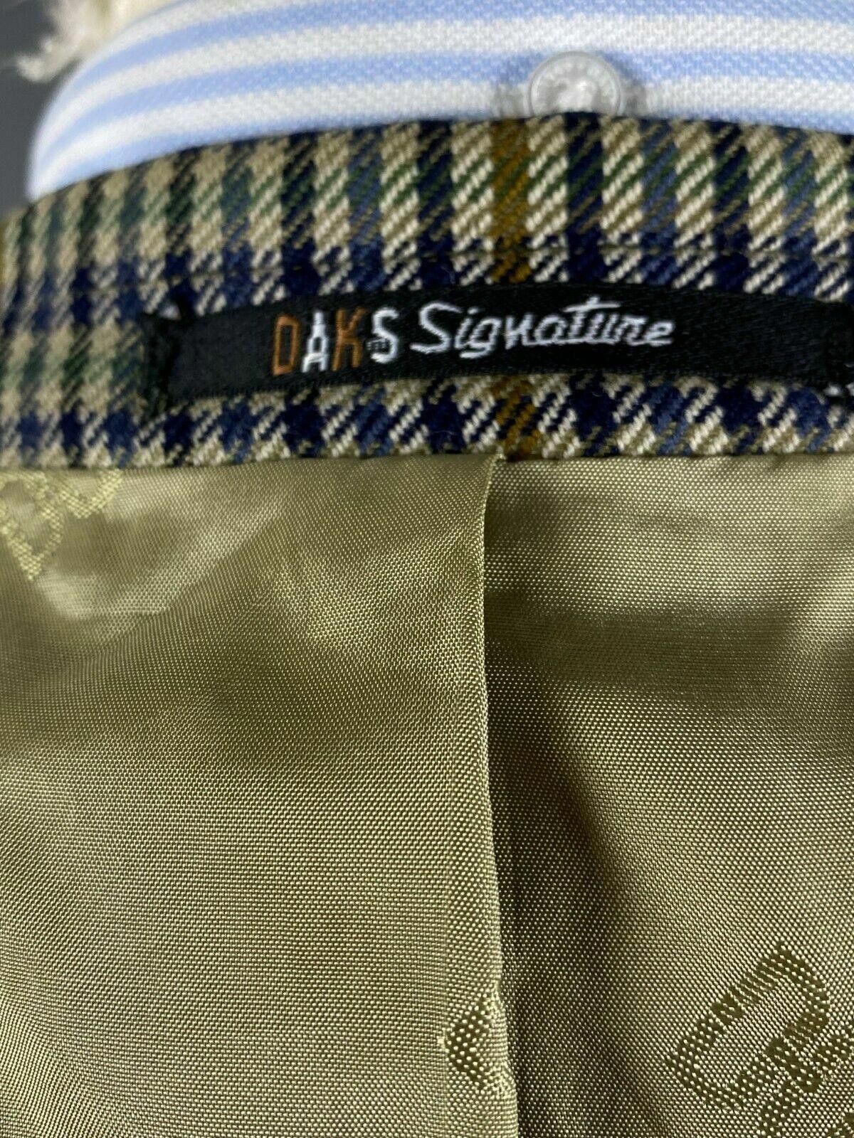 DAKS Daks Signature London Check Coat Blazer M / US 40 / EU 50 Size 40R - 9 Thumbnail
