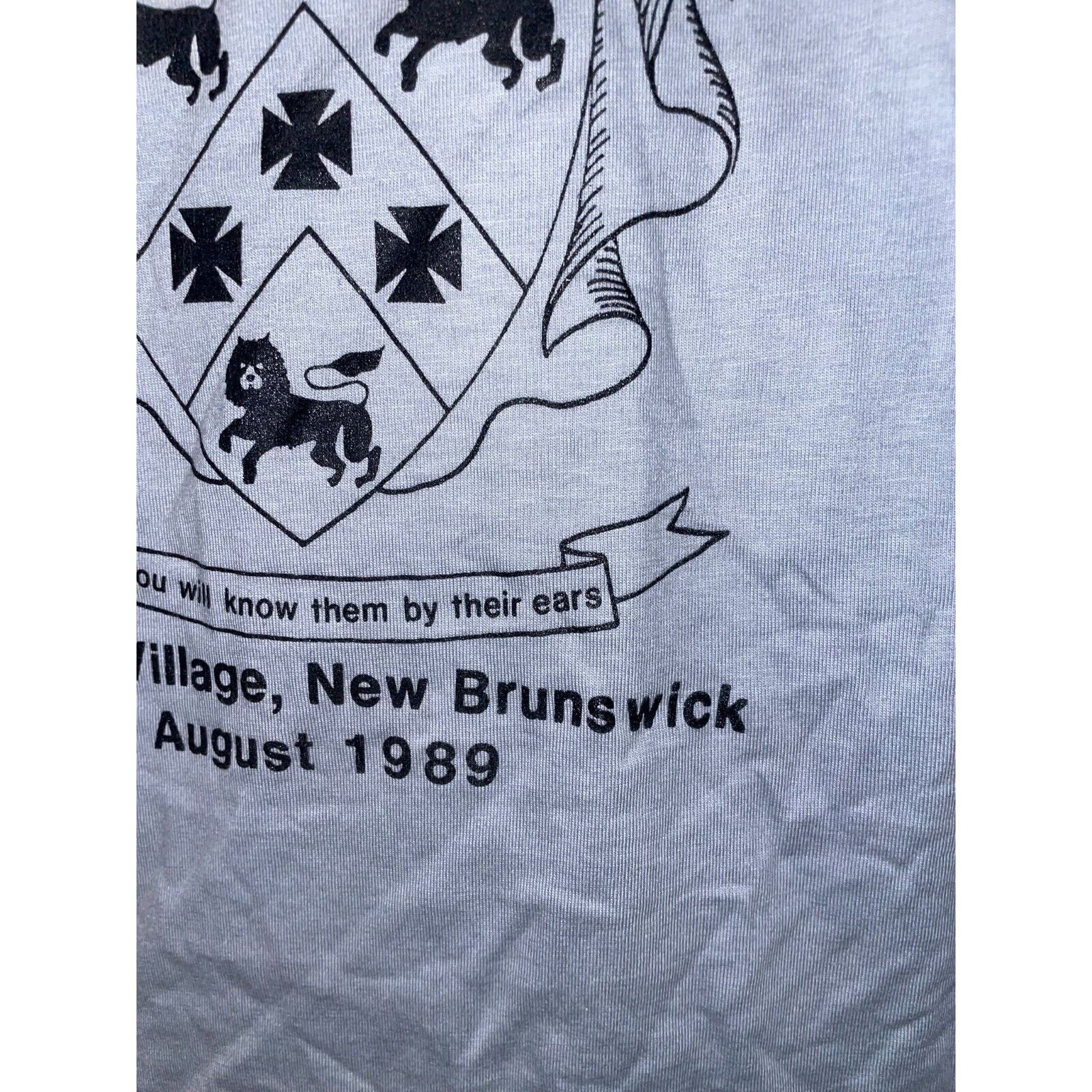 Jerzees Vintage New Brunswick Shirt Fowler Reunion French Tee 80s S Size US S / EU 44-46 / 1 - 6 Thumbnail