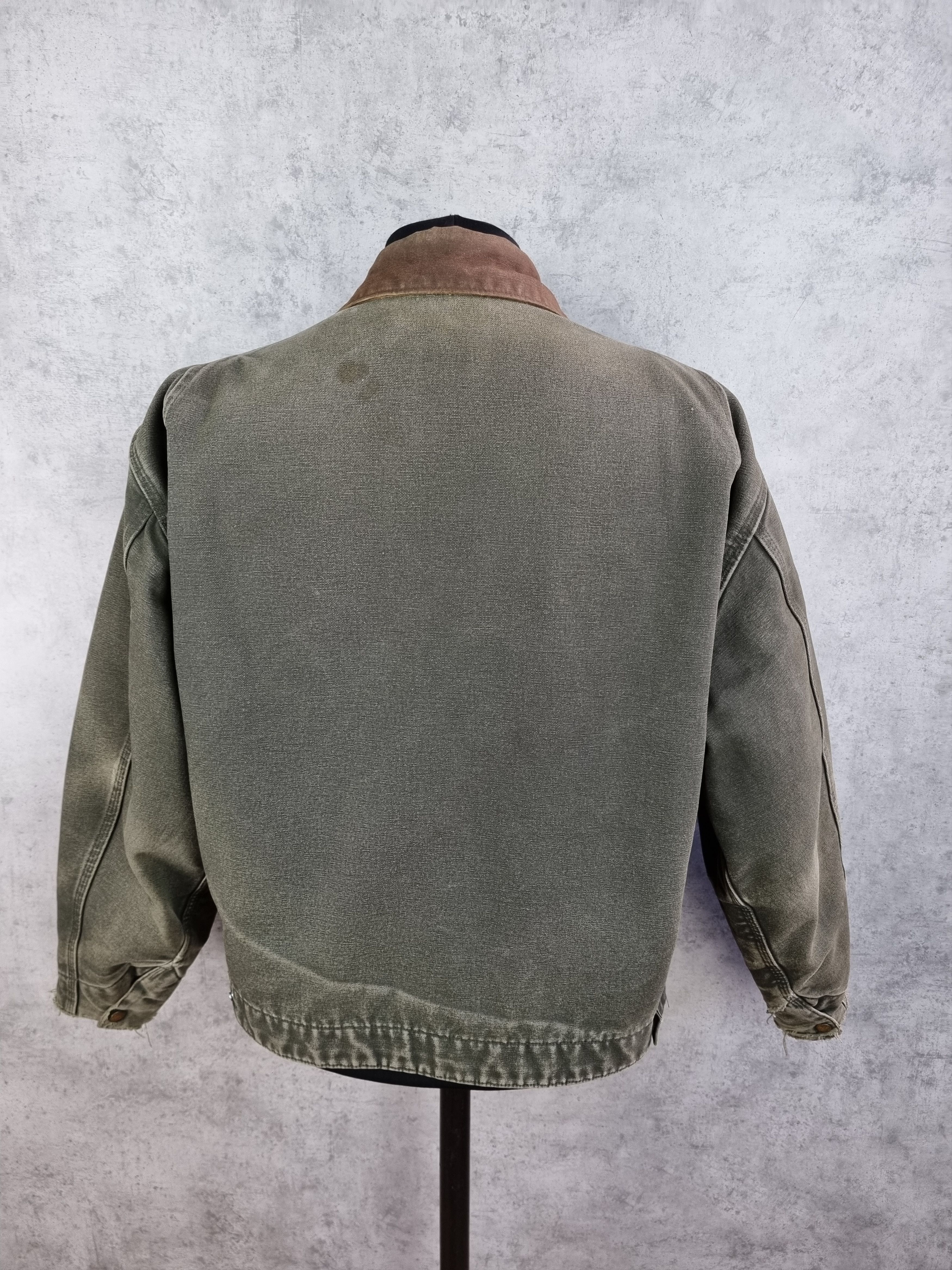 Carhartt Carhartt Distressed Ripped Faded Dirty Rare Jacket Size US XL / EU 56 / 4 - 22 Thumbnail