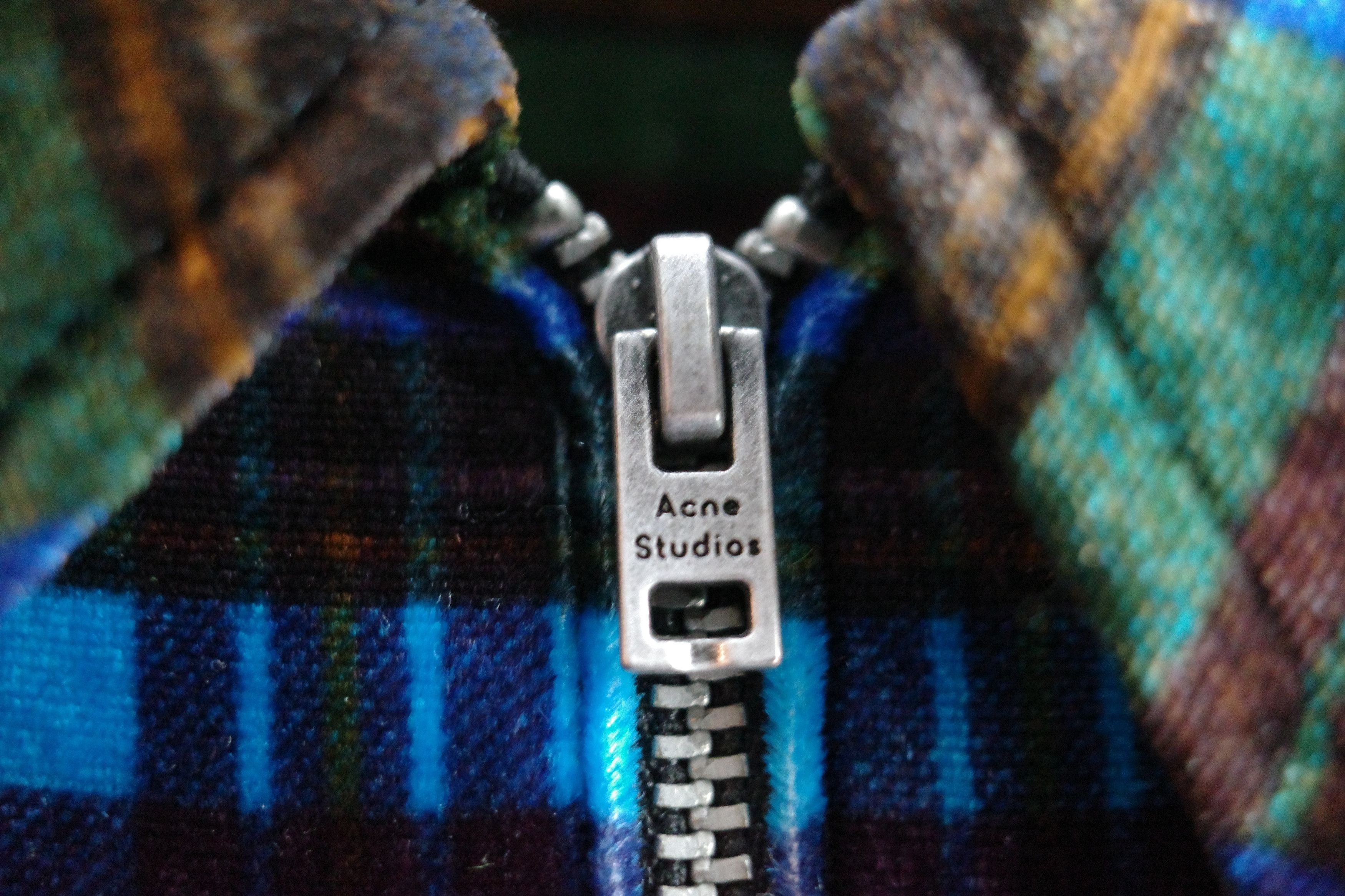 Acne Studios Tartarn Zippered Shirt Jacket Size US S / EU 44-46 / 1 - 10 Thumbnail