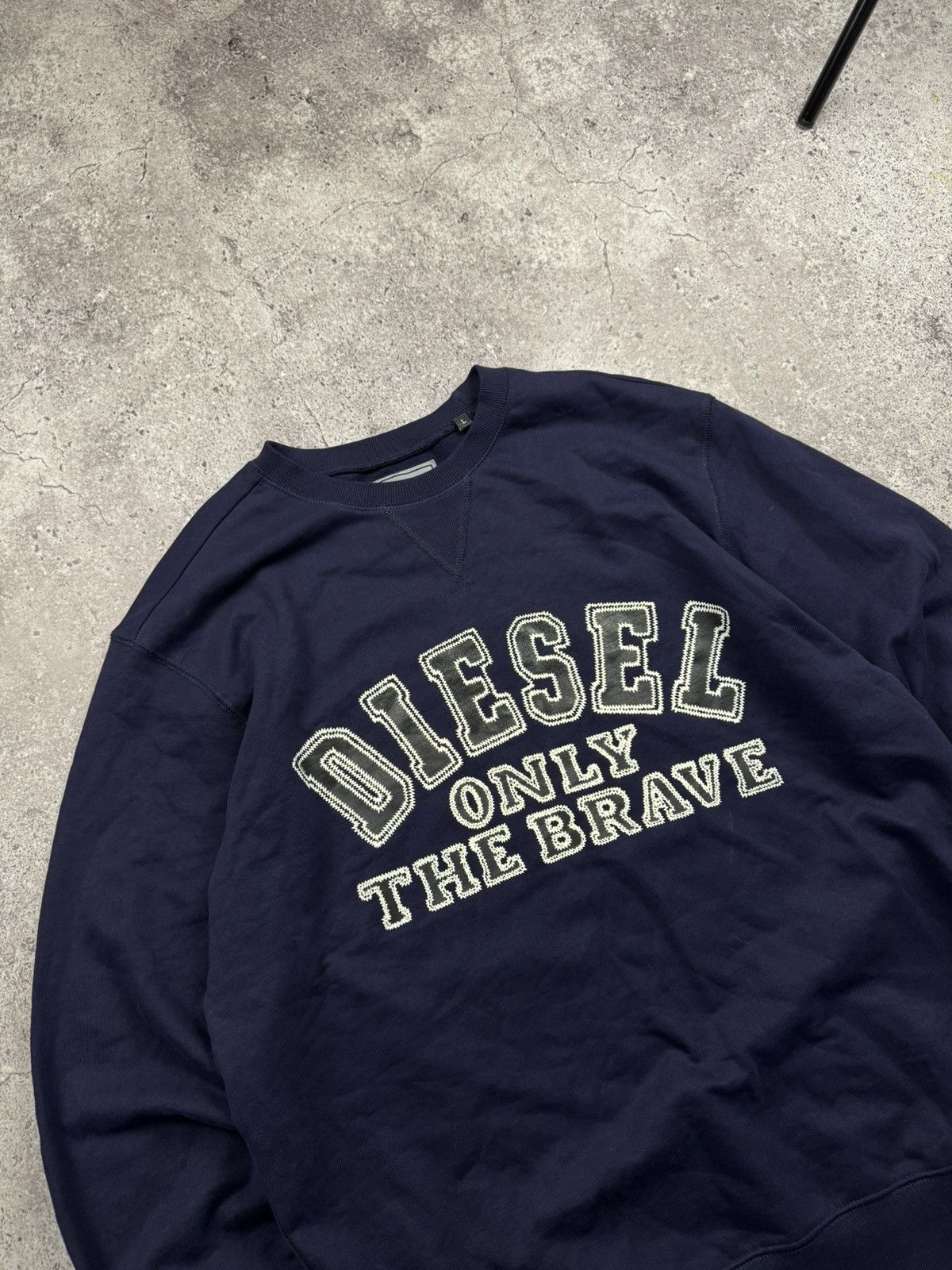 Diesel VINTAGE DIESEL ONLY THE BRAVE Y2K SWEATSHIRT JAPANESSE RARE Size US L / EU 52-54 / 3 - 2 Thumbnail