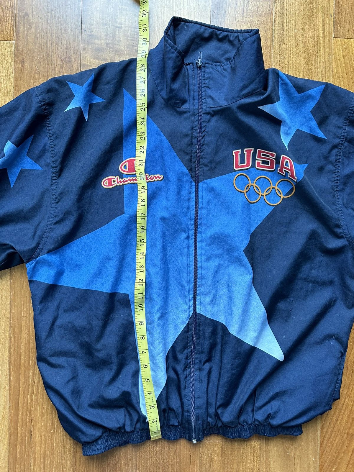 Vintage Vintage 90s Champion Olympics Dream Team Basketball Jacket Size US XXL / EU 58 / 5 - 18 Thumbnail