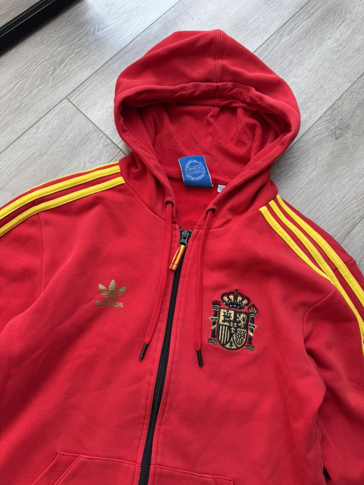 Adidas × Vintage 2011 Spain Adidas Zip Track Jacket Size US S / EU 44-46 / 1 - 4 Thumbnail