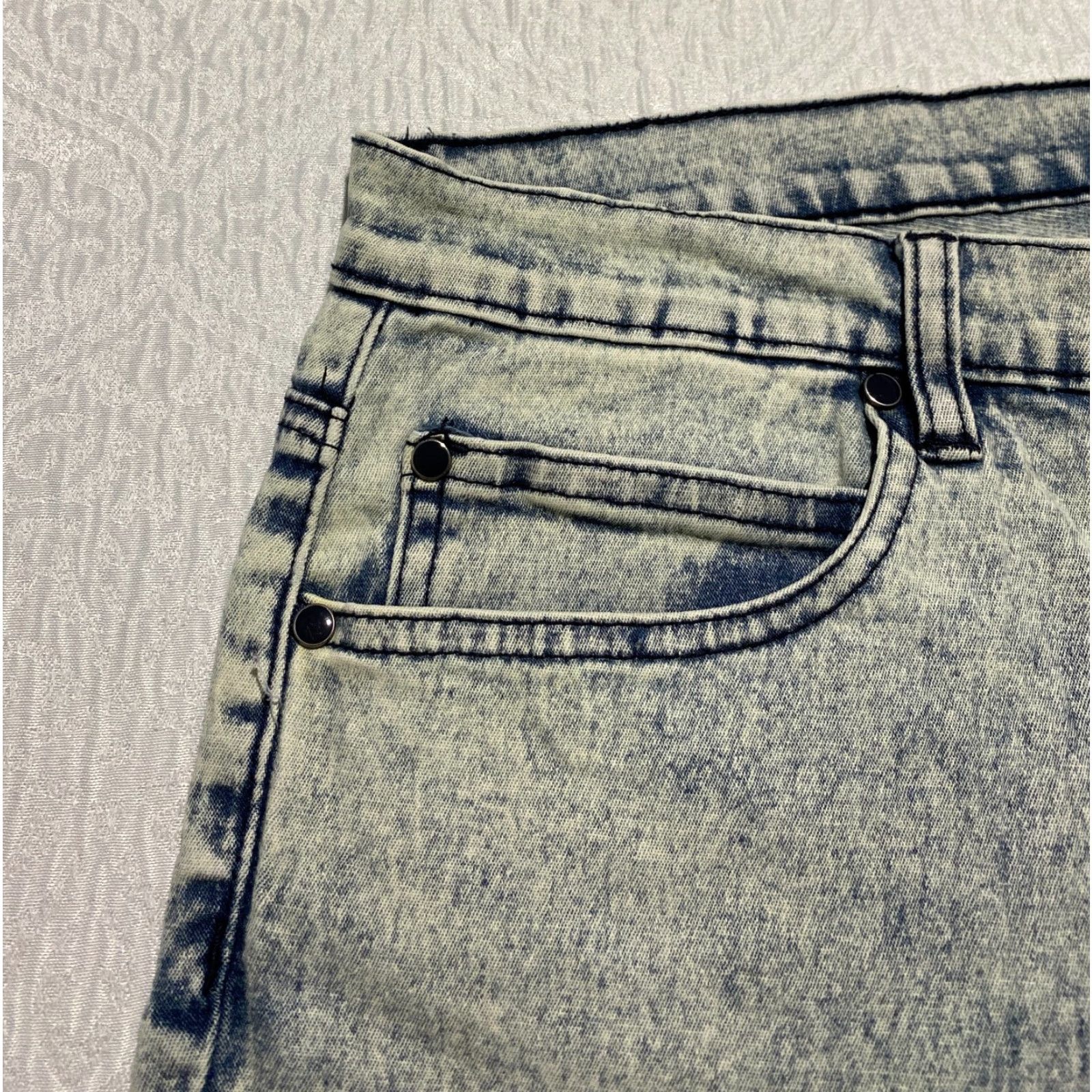 Vintage Diane Gilman Jeans Women’s 16 Blue Denim 5-Pocket Stretch Bootcut N/A Size 24" / US 00 / IT 34 - 3 Thumbnail