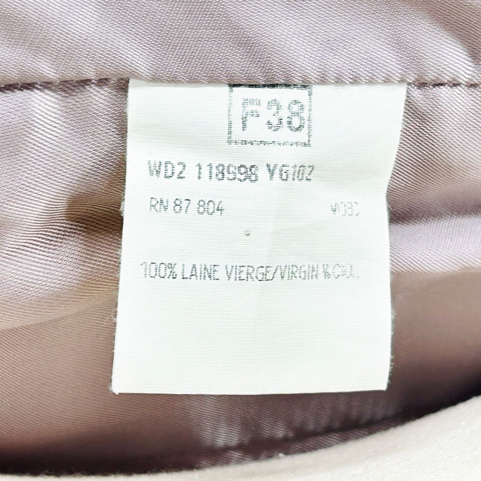 Yves Saint Laurent Vintage 90s Mauve Wool Blazer Trouser Power Suit Size S / US 4 / IT 40 - 11 Thumbnail