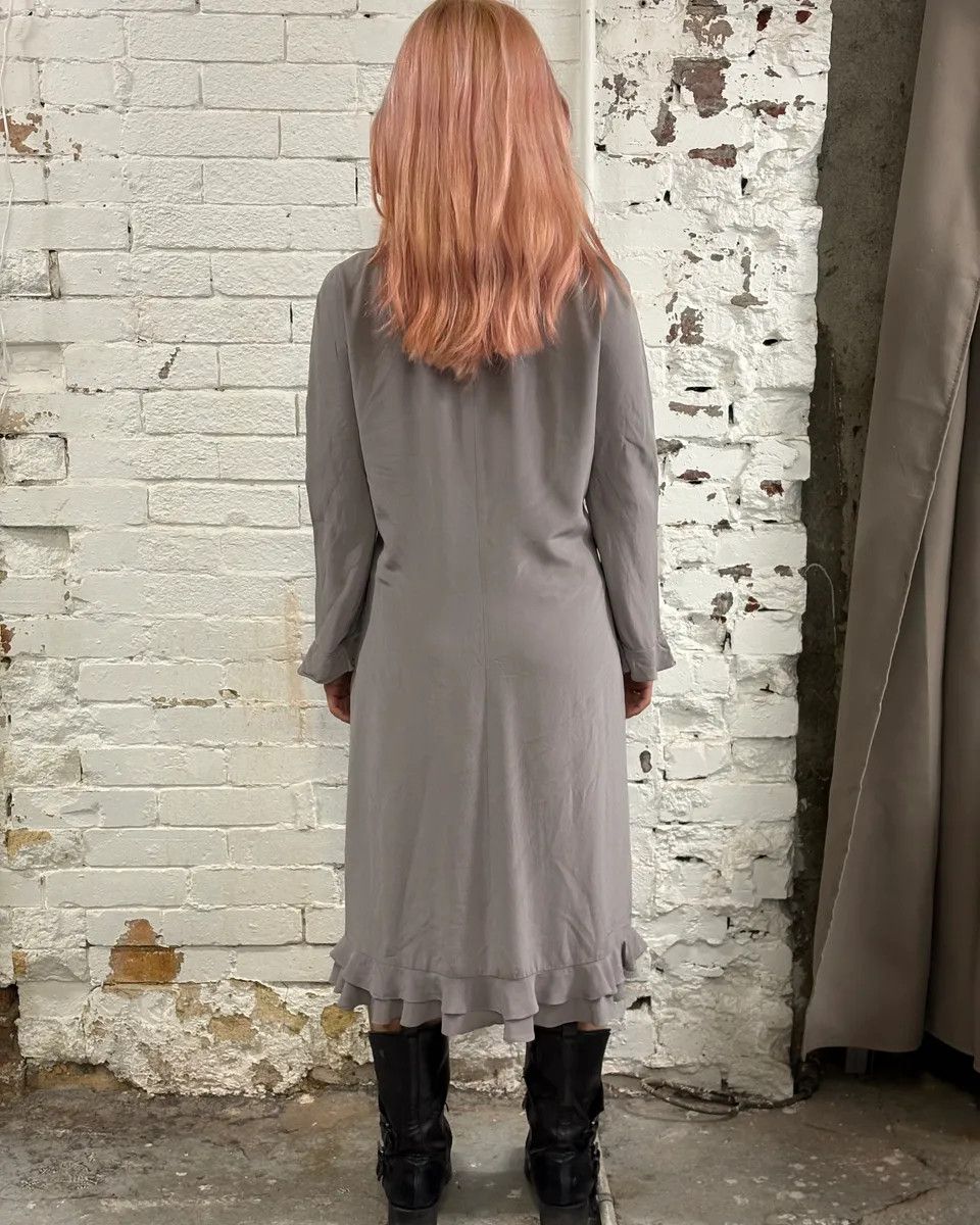 Gucci AW1999 Gucci Light Purple Grey Silk Contemporary Dress by Tom Ford Size S / US 4 / IT 40 - 2 Thumbnail