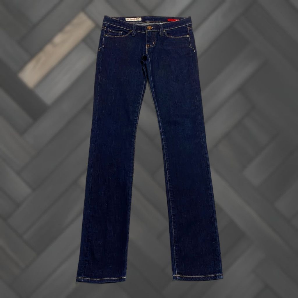 Denime X2 Jeans Skinny Women's Size 0 Blue 30x33 Denim Low Rise Pocket Embroidered 5-Pocket Quality Size 25" / US 0 / IT 36 - 1 Thumbnail