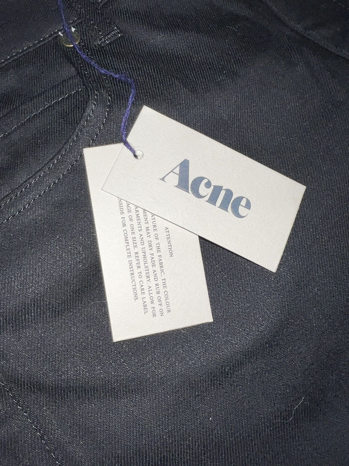 Acne Studios Slim Jeans Acne Distress Denim Low Rise 🟦 Size US 29 - 5 Thumbnail