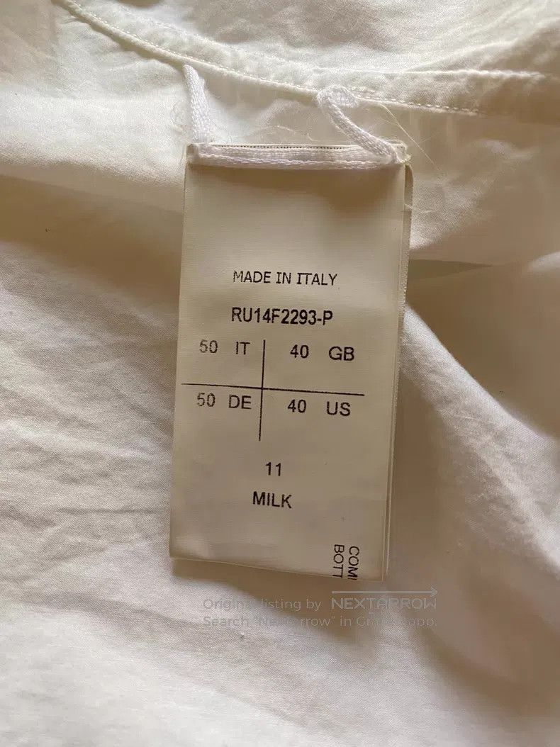 Rick Owens Rick Owens Classic three-dimensional cut shirt Size US M / EU 48-50 / 2 - 6 Thumbnail