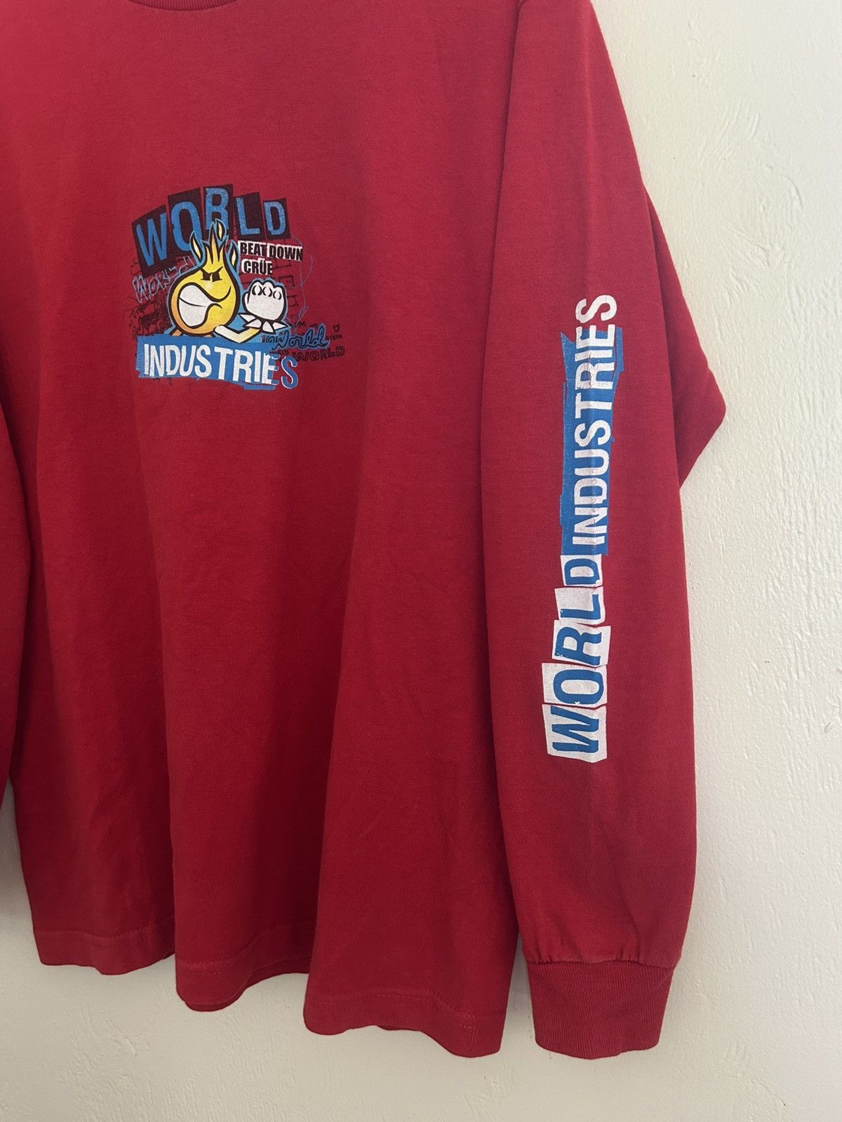 World Industries Vintage World Industries Skate Beatdown Crue Longsleeve Size US XL / EU 56 / 4 - 3 Thumbnail