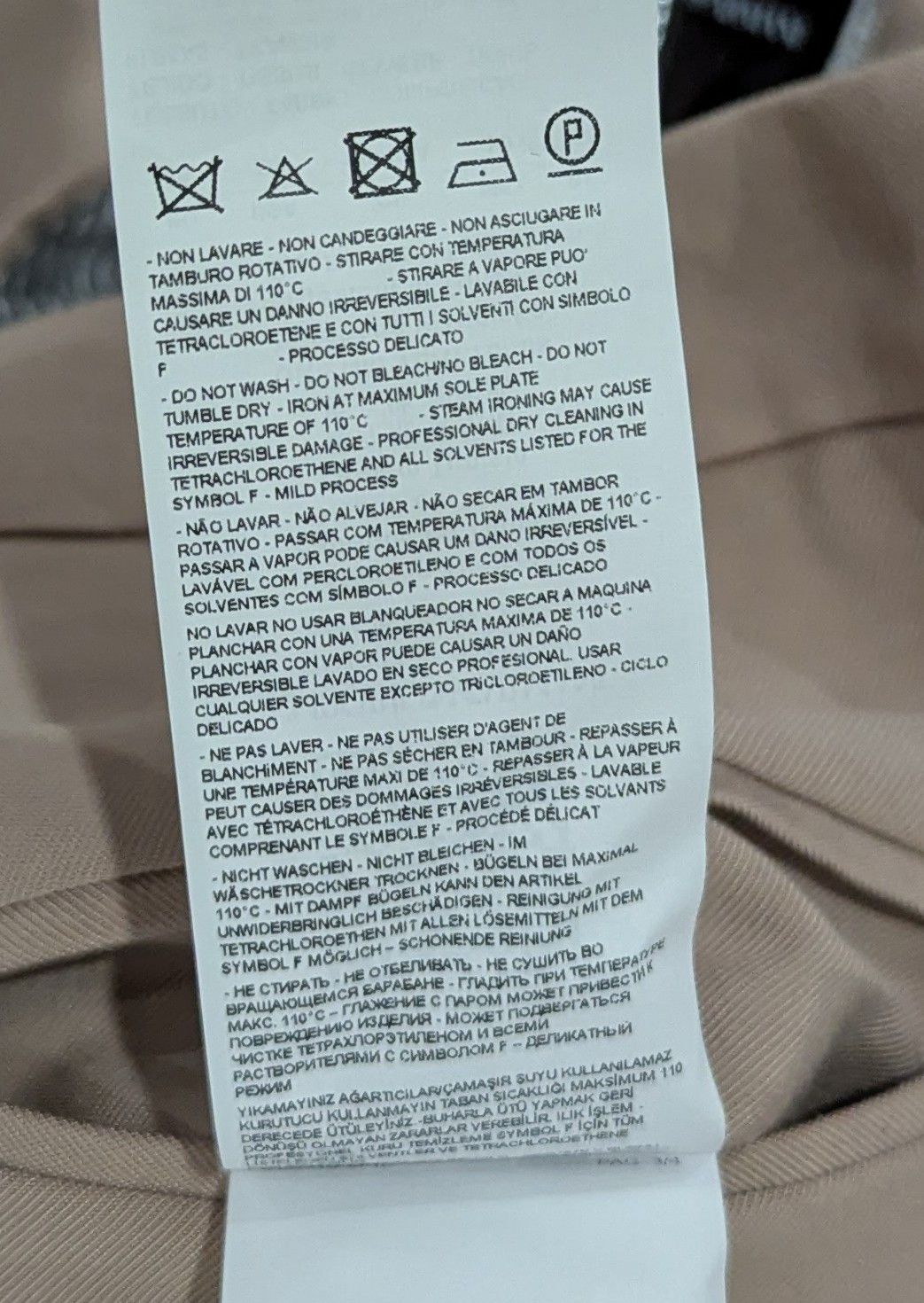 Emporio Armani Emporio Armani Tapered Suit Pants Trousers Tan 54 US 38 Size US 38 / EU 54 - 7 Thumbnail