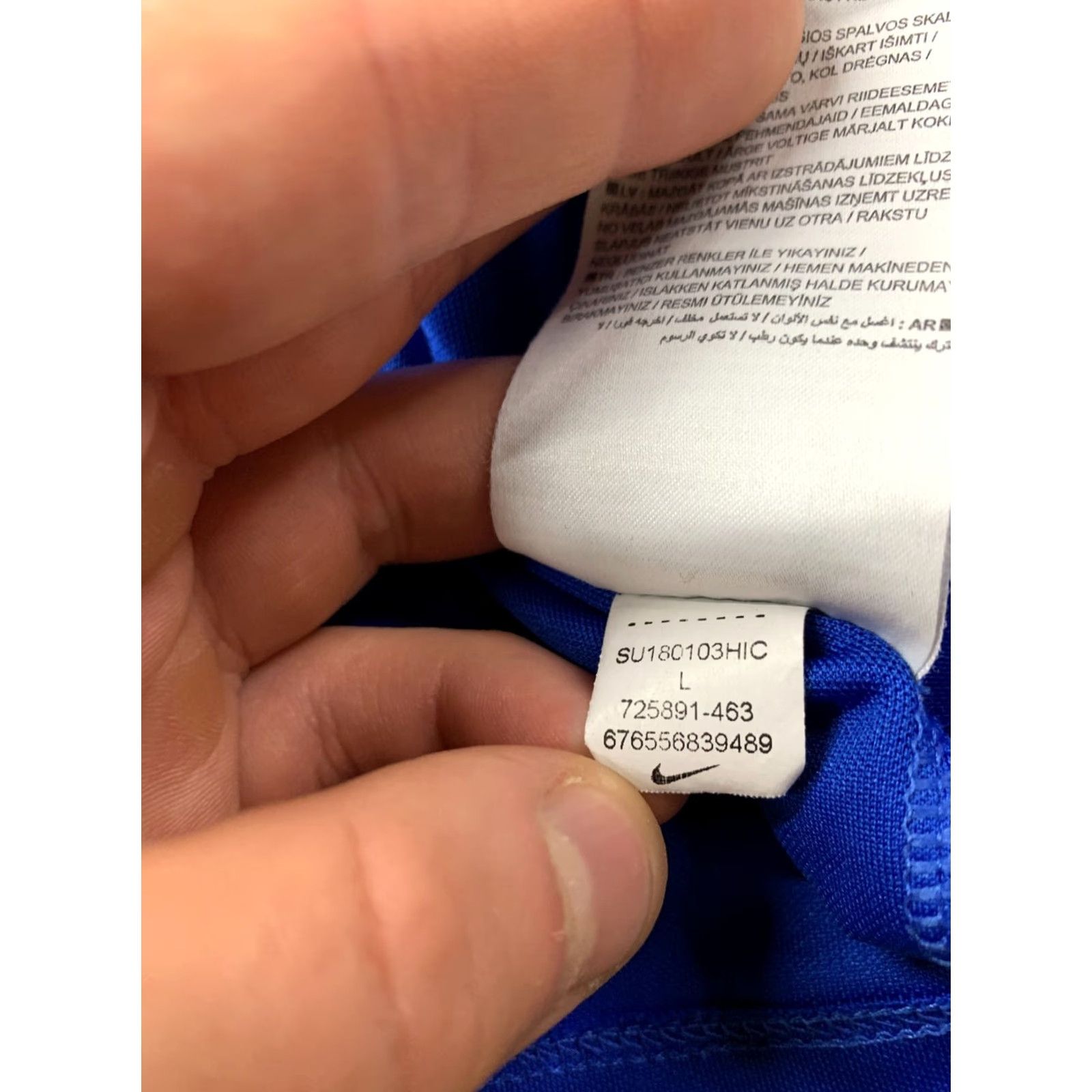 Nike Nike Park Dri-Fit Shirt Jersey T-Shirt Men XL Blue Football 2018 Nike Dri-FIT Park Model Shirts Mens Large Football Shirt Size US L / EU 52-54 / 3 - 6 Thumbnail