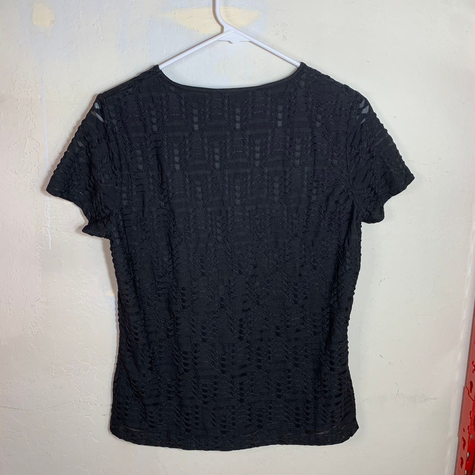 Calvin Klein Calvin Klein Women's Short Sleeve Black Shrits Size S Size S / US 4 / IT 40 - 2 Thumbnail
