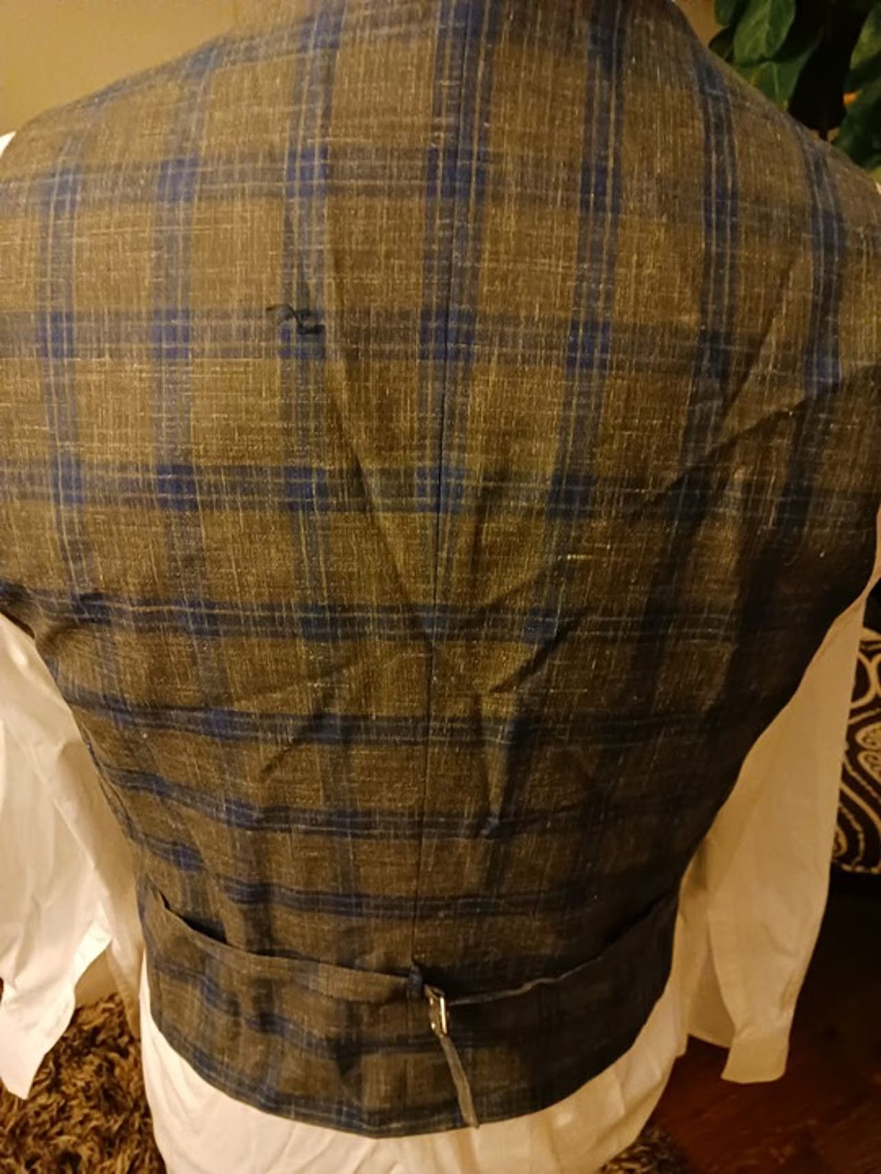 Indochino Indochino 100% Wool Pinstripe Slim Fit 2 button Suit Size 40R - 6 Thumbnail