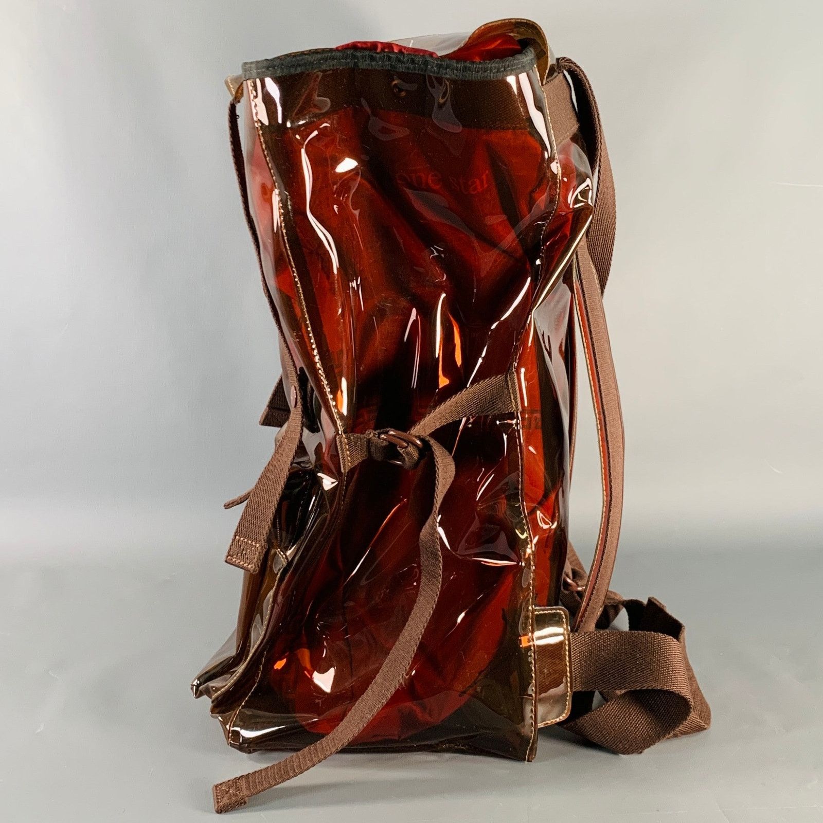 Eastpak Blade Runner Red Clear PVC Snaps Backpack Size ONE SIZE - 4 Thumbnail