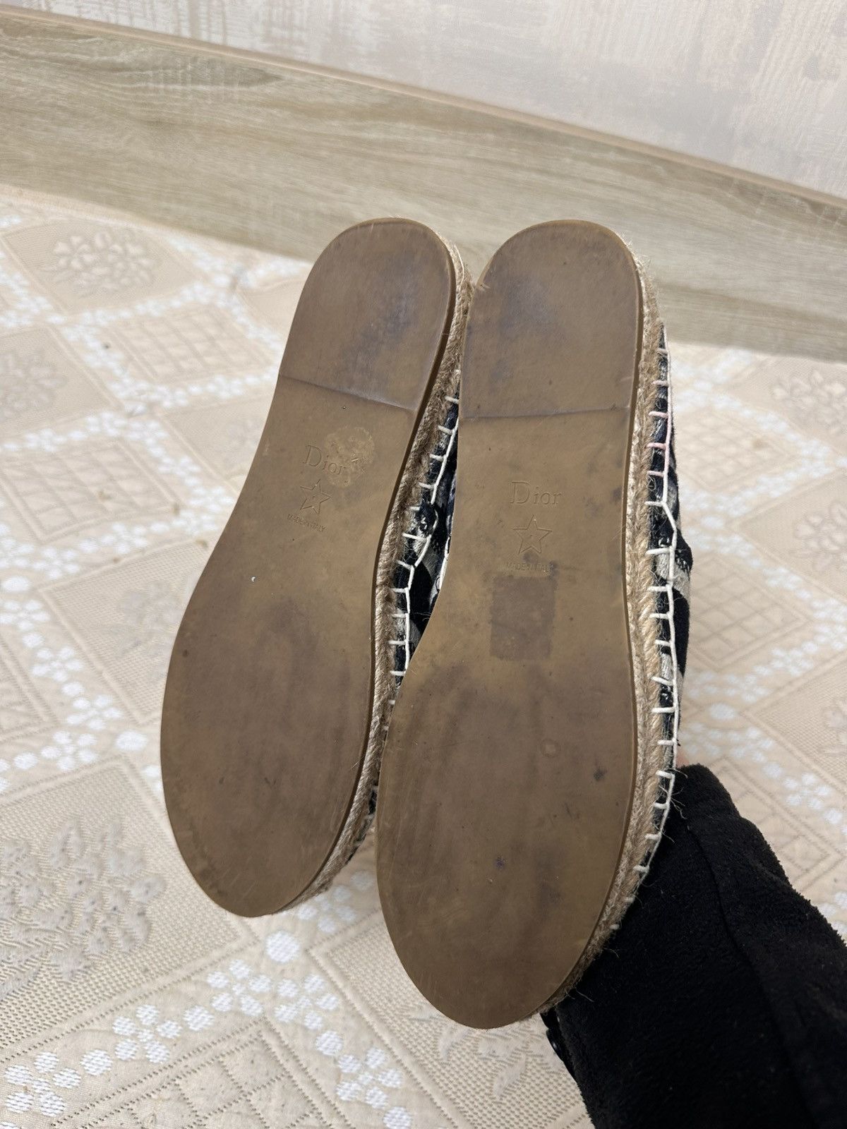 Dior 🔥 Dior Granville Oblique CD Logo Embroidered Espadrille Rare Size US 9 / IT 39 - 7 Thumbnail