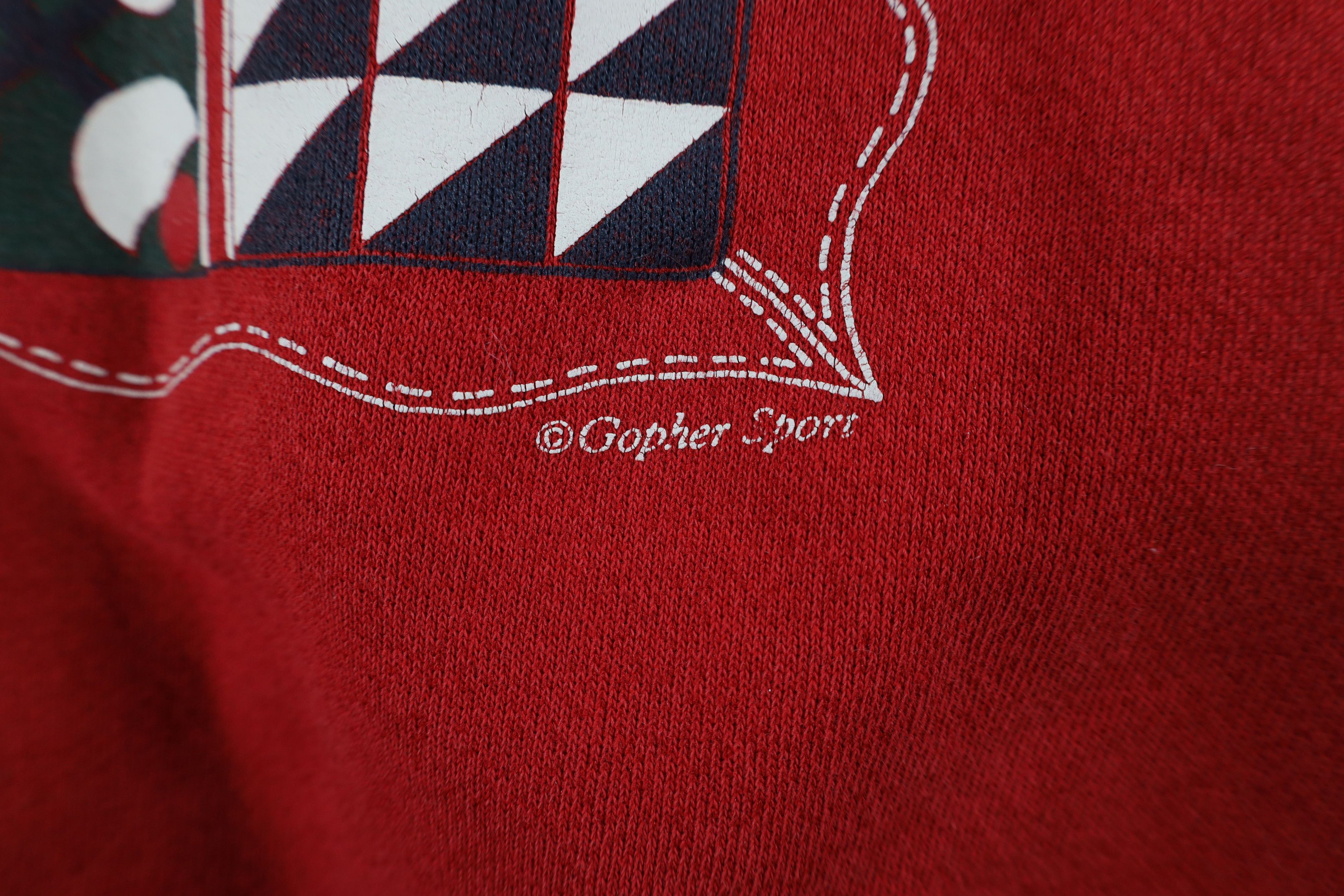 Vintage Vintage 90s Streetwear Farmhouse Turtleneck Sweatshirt USA Size XL / US 12-14 / IT 48-50 - 7 Thumbnail