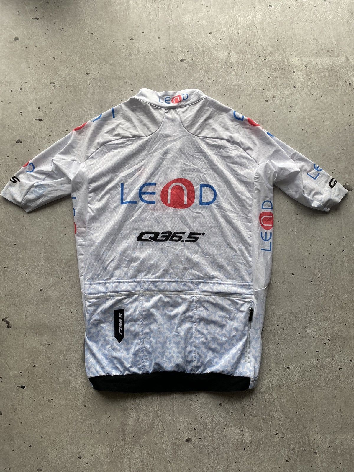 Vintage Q36.5 LEND Tour de Suisse Cycling Jersey Made in Italy Rare Size US L / EU 52-54 / 3 - 7 Thumbnail