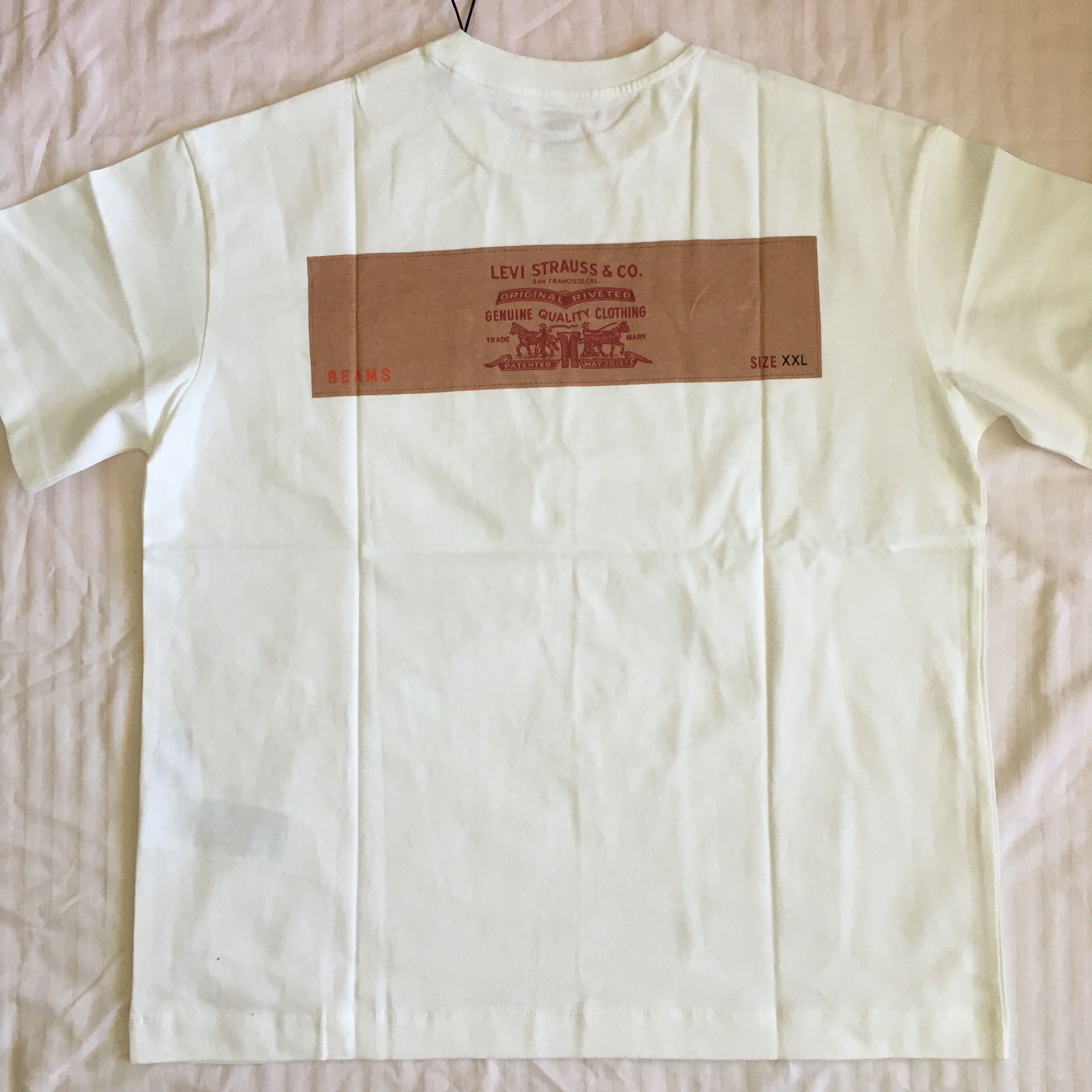 Beams Plus × Levi's 🇯🇵Levi's® X Beams Super Wide Logo T-shirt Size US M / EU 48-50 / 2 - 1 Thumbnail
