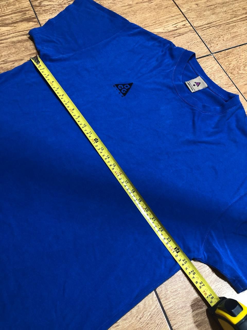 Nike ACG Vintage Nike ACG Blue Short Sleeve T-Shirt Size XL Size US XL / EU 56 / 4 - 11 Thumbnail